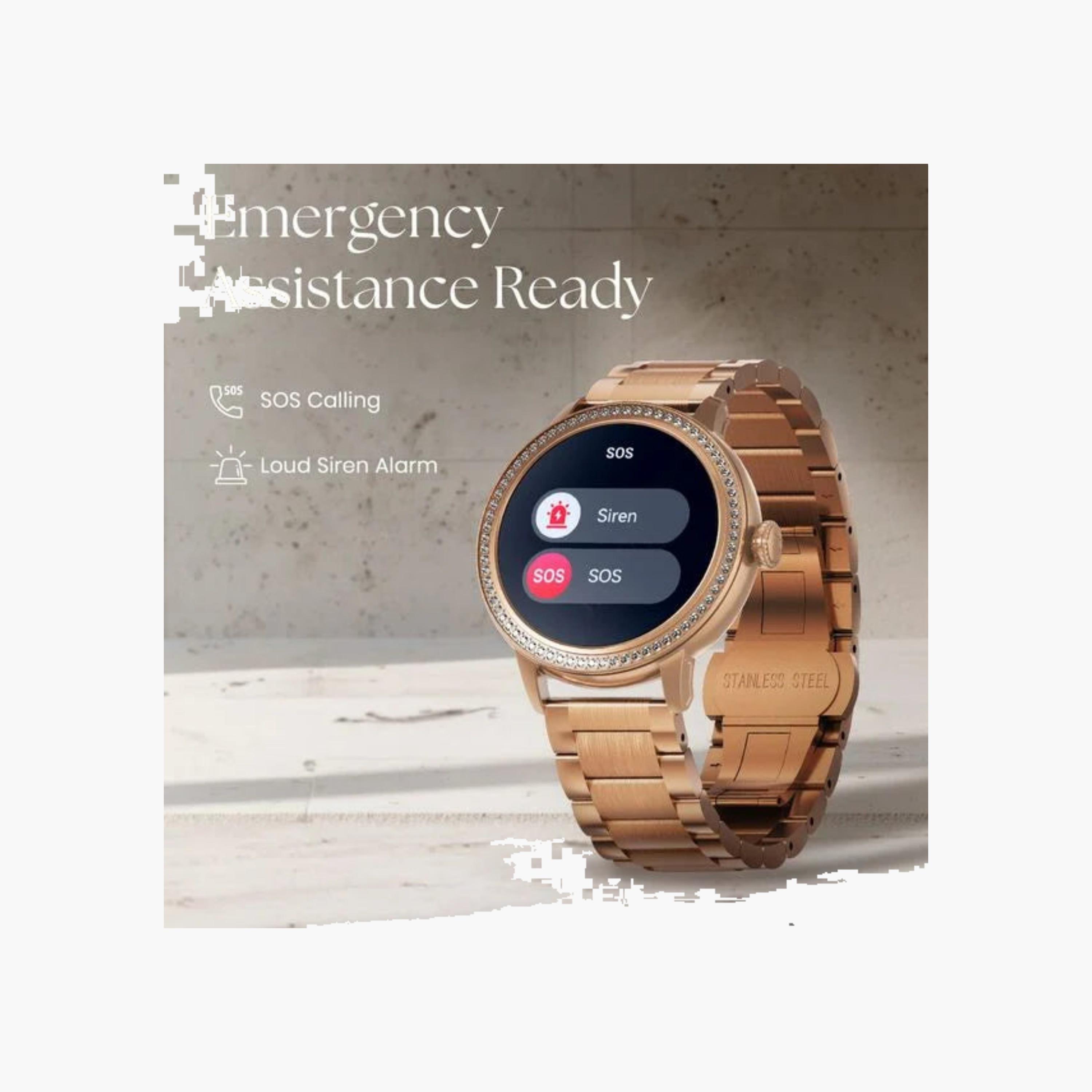 Titan Rose Gold Smartwatch with Mesh Strap-electronics-smartwatches-image-7