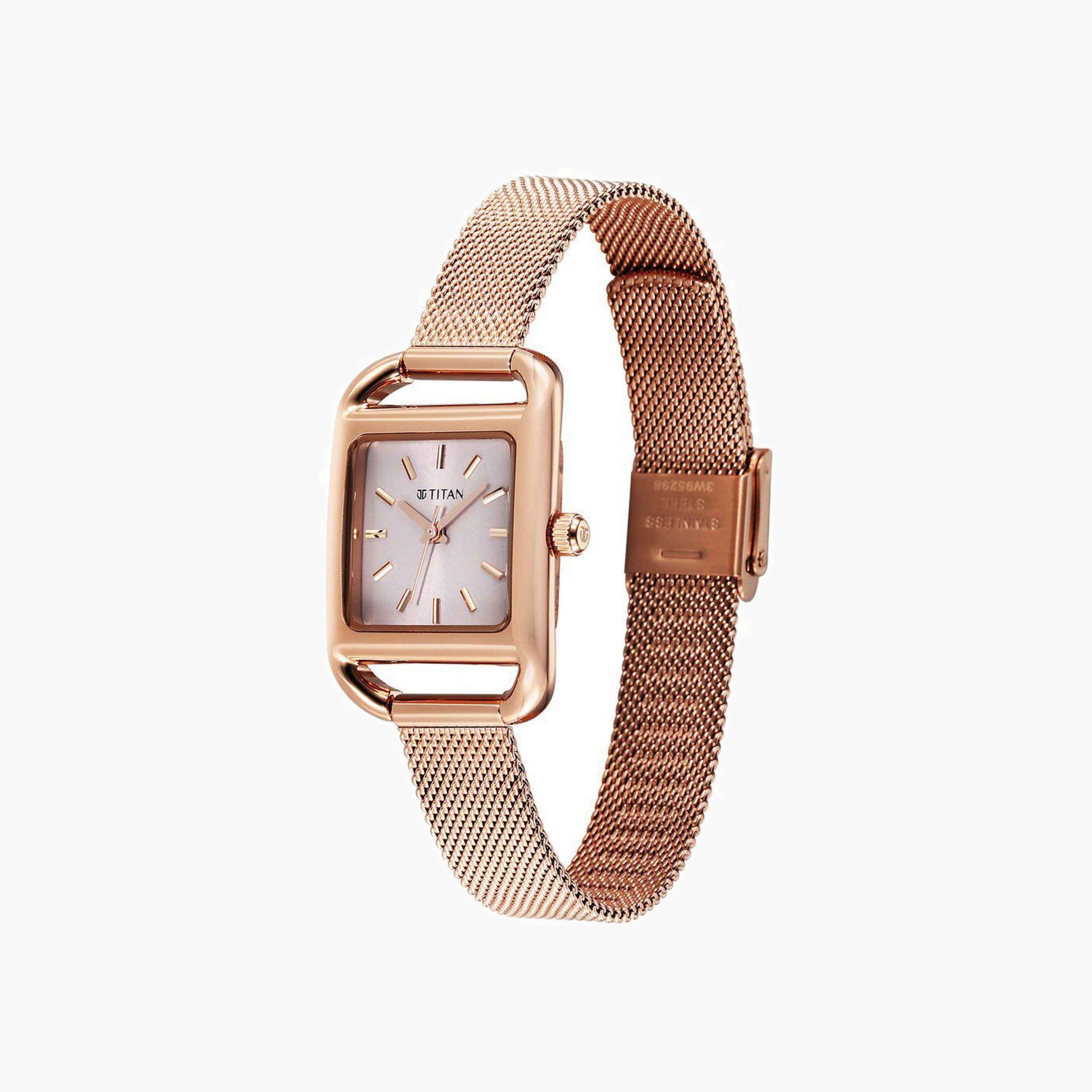 ساعة أنالوج بمينا مربع للنساء-women-watchesandjewellery-watches-image-5
