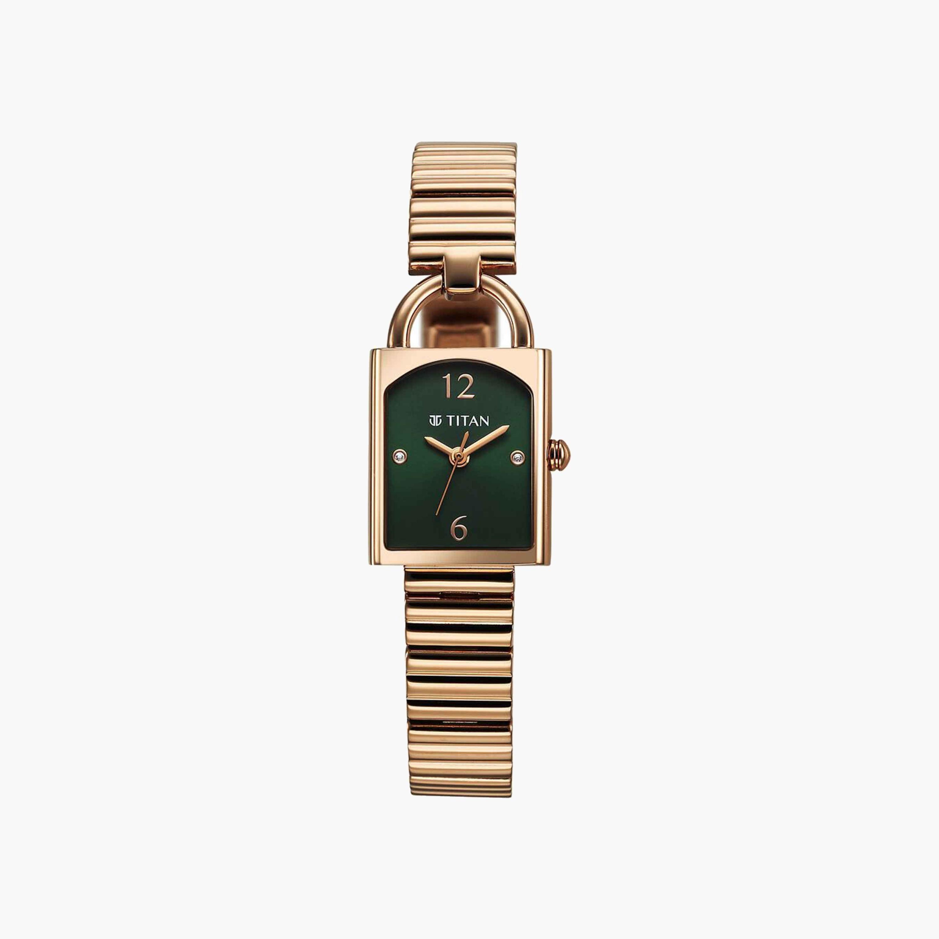 Titan Rectangular Green Dial Women's Watch-women-watchesandjewellery-watches-image-3