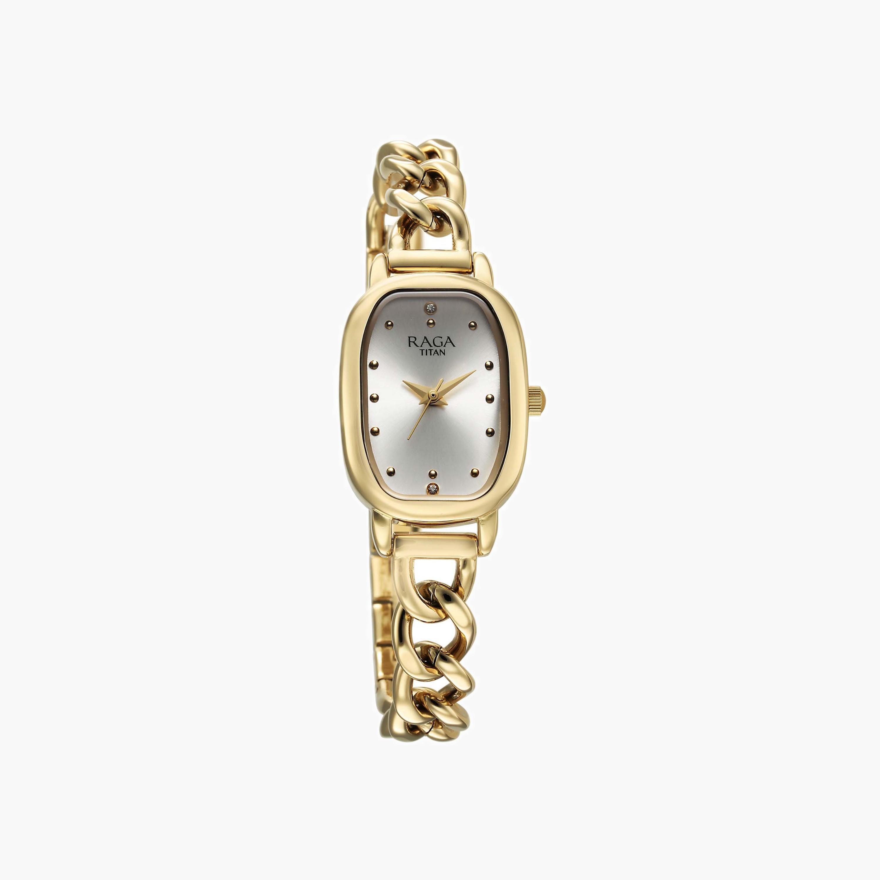 ساعة يد أنالوج للنساء بسوار سلسلة-women-watchesandjewellery-watches-image-1