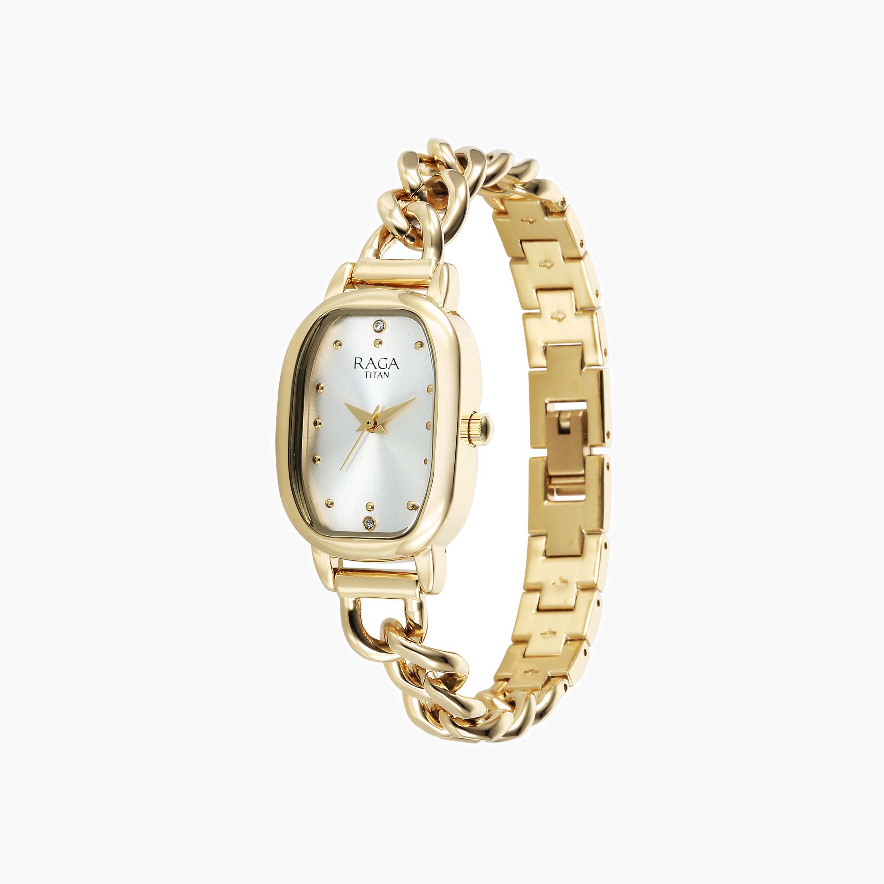 ساعة يد أنالوج للنساء بسوار سلسلة-women-watchesandjewellery-watches-image-4