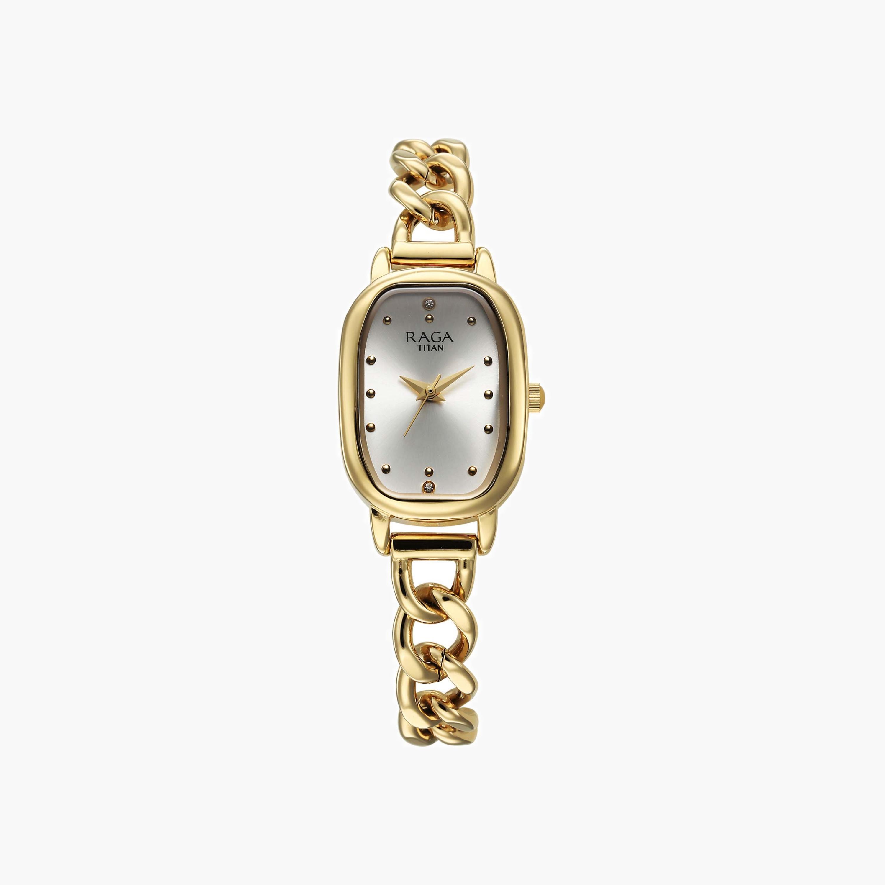 ساعة يد أنالوج للنساء بسوار سلسلة-women-watchesandjewellery-watches-image-5