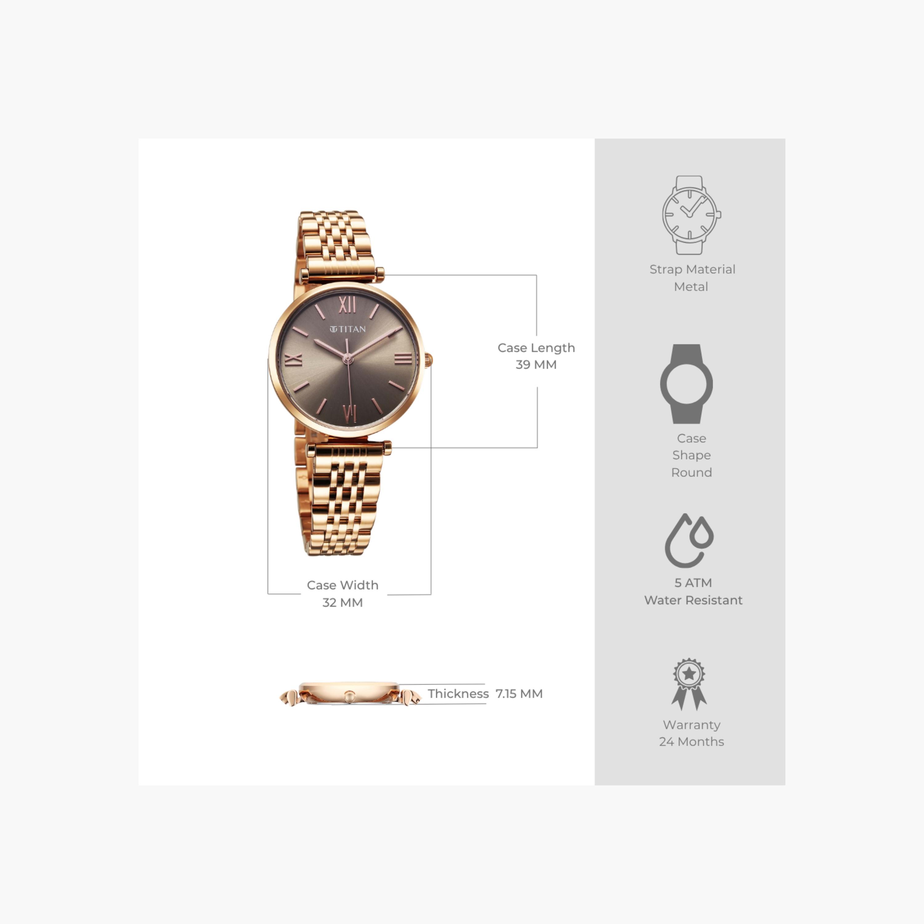 Metal Strap Analogue Watch-women-watchesandjewellery-watches-image-2