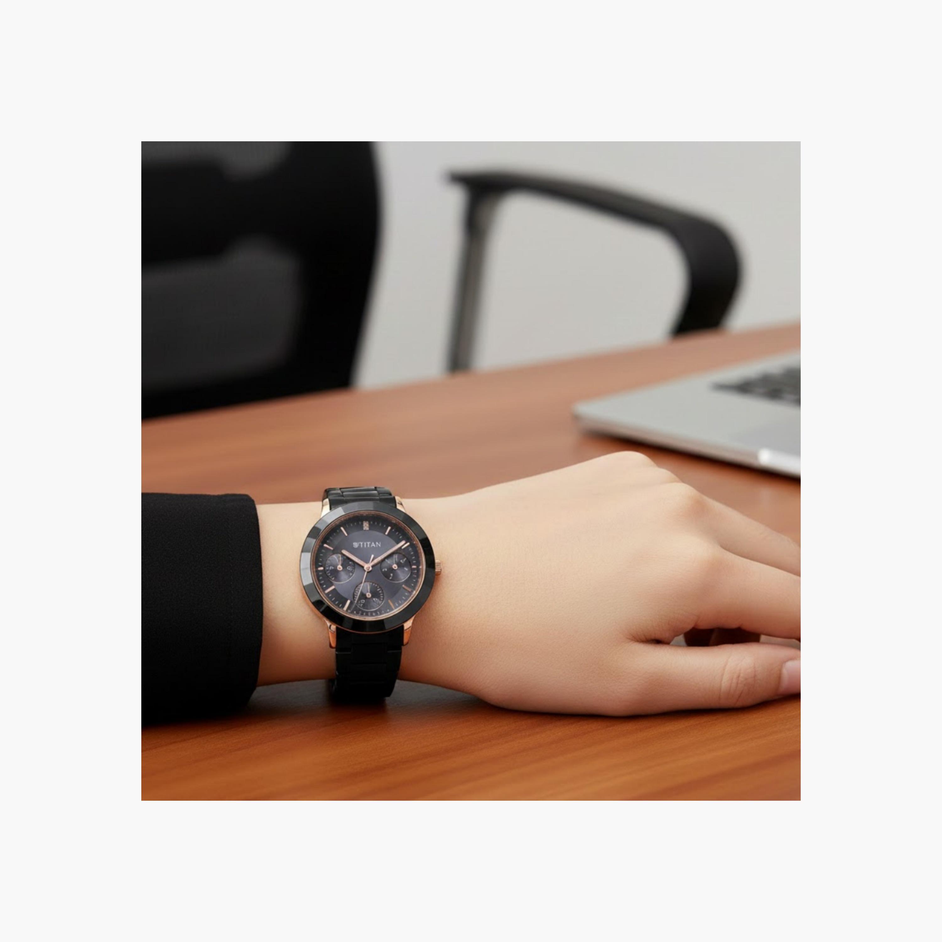 Titan Ceramic Women's Multifunction Watch-women-watchesandjewellery-watches-image-2