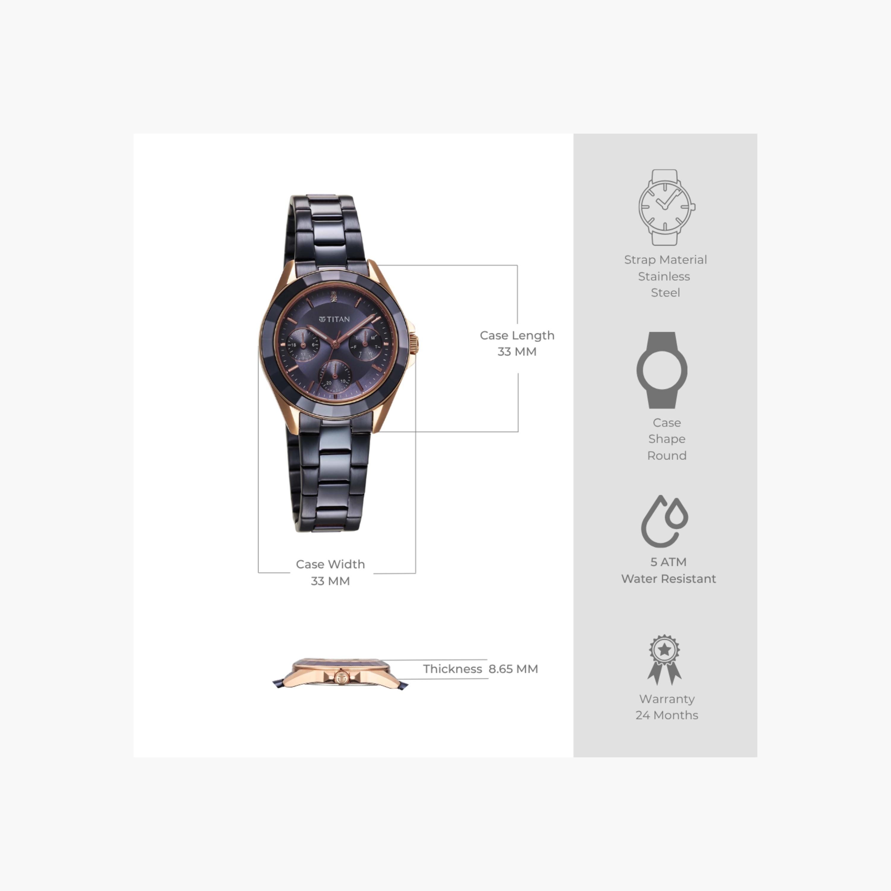 Titan Ceramic Women's Multifunction Watch-women-watchesandjewellery-watches-image-5
