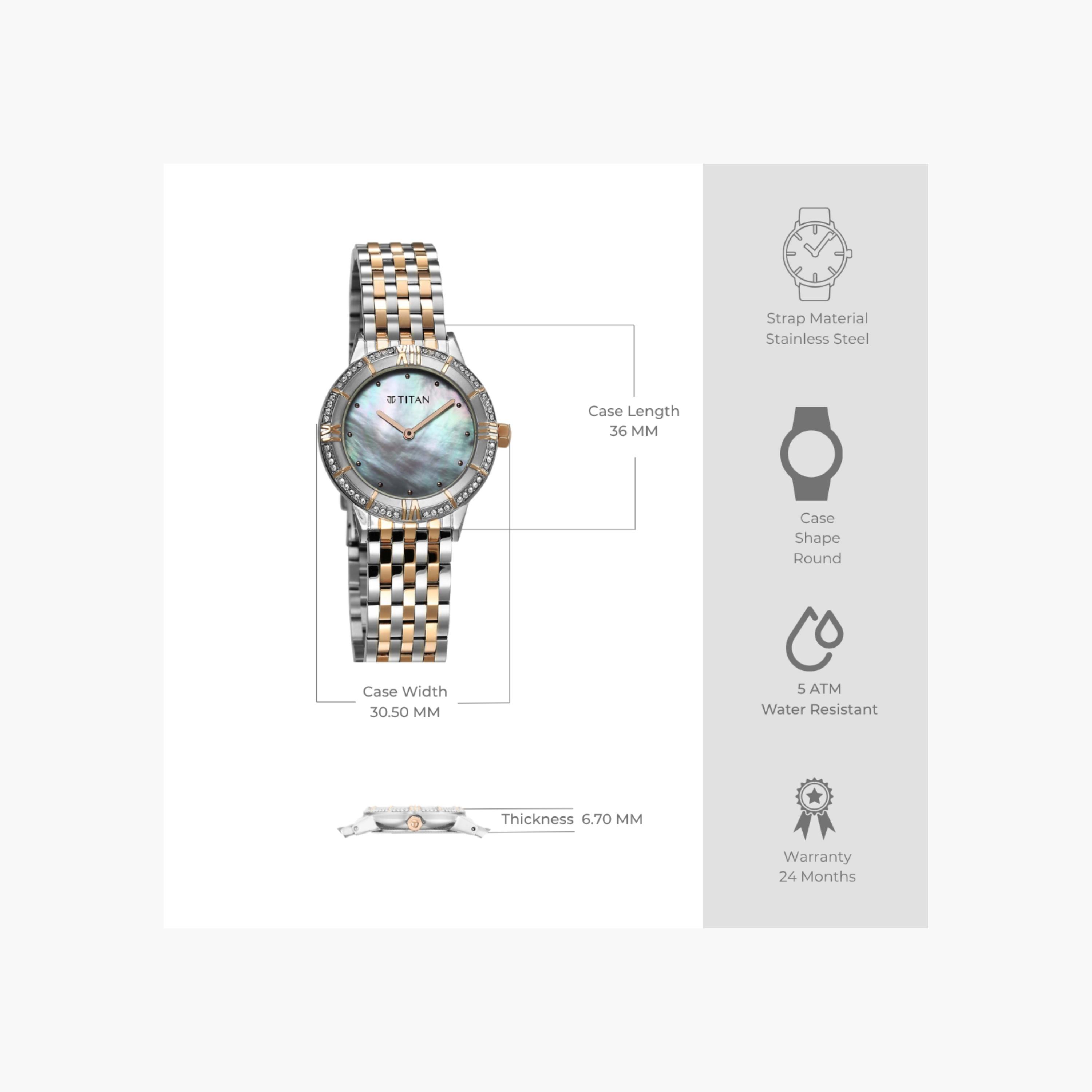 Titan Two-Tone Women's Watch-women-watchesandjewellery-watches-image-2