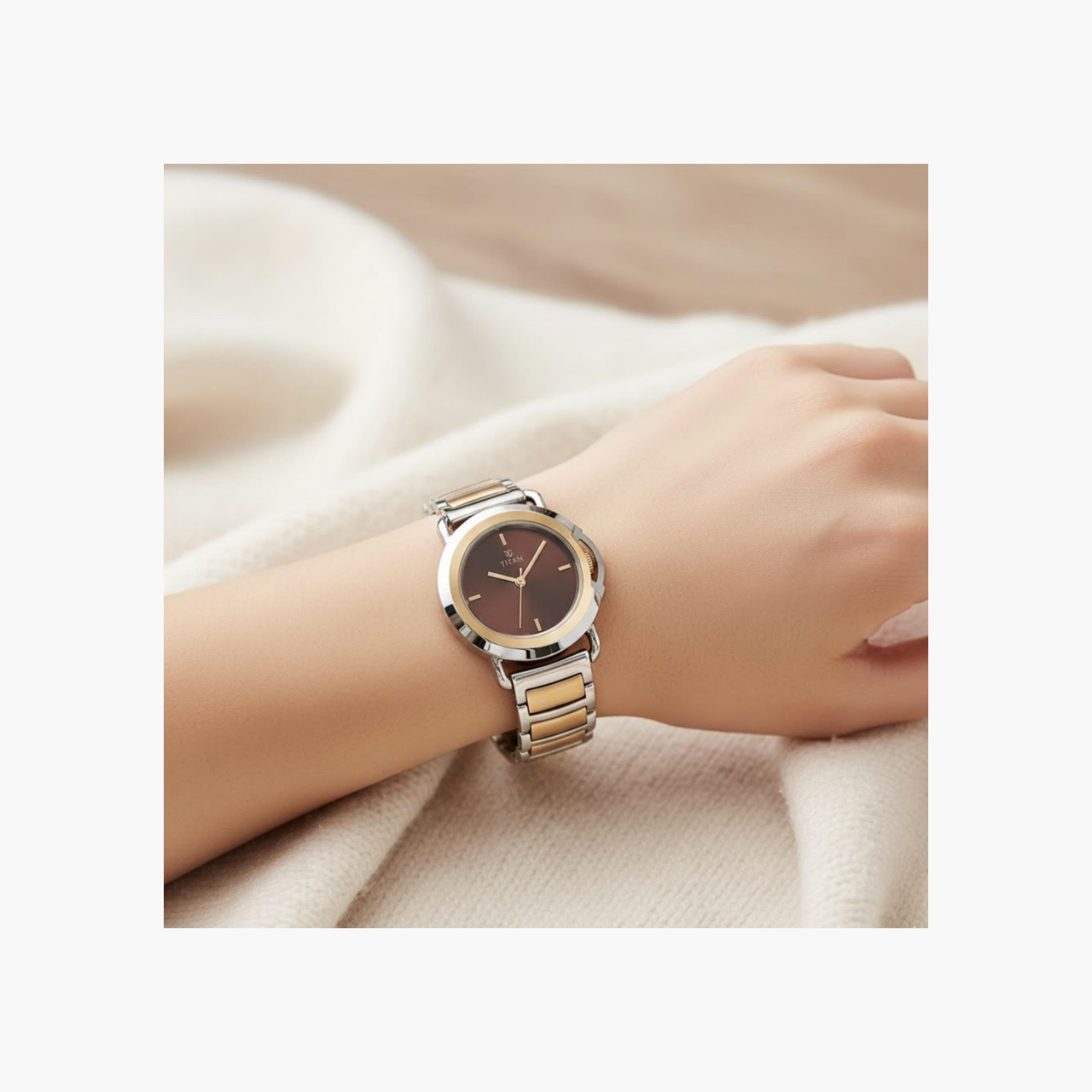 Titan Two-Tone Analogue Watch-women-watchesandjewellery-watches-image-2