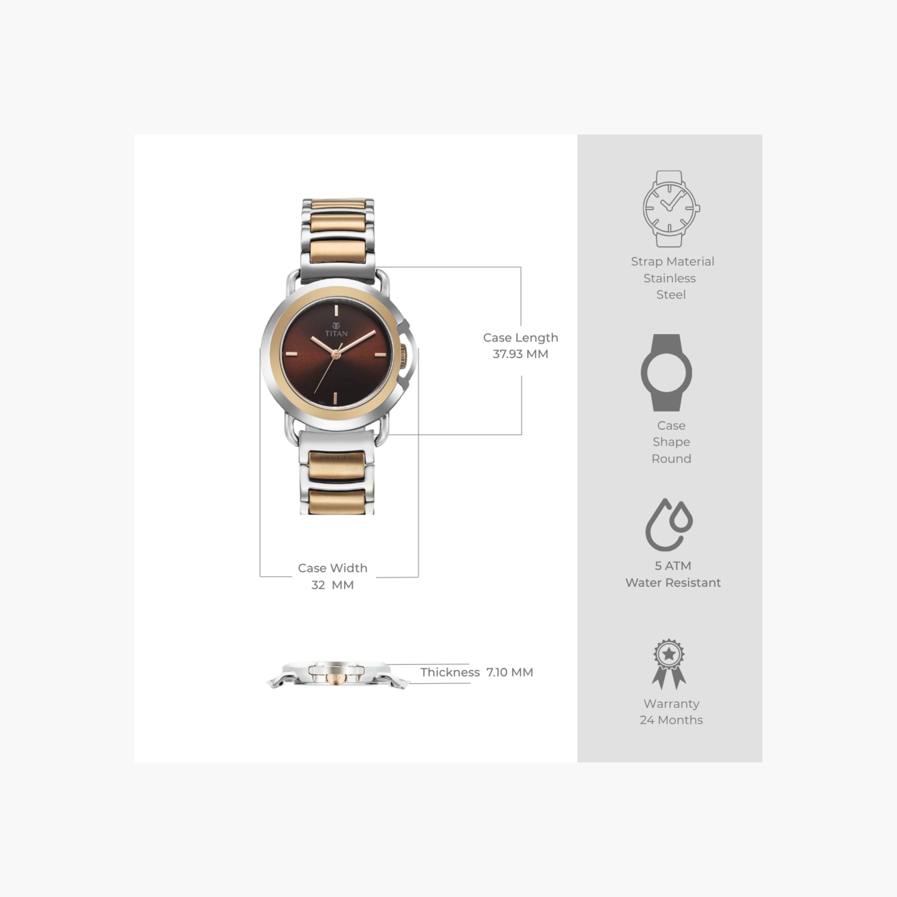 Titan Two-Tone Analogue Watch-women-watchesandjewellery-watches-image-3