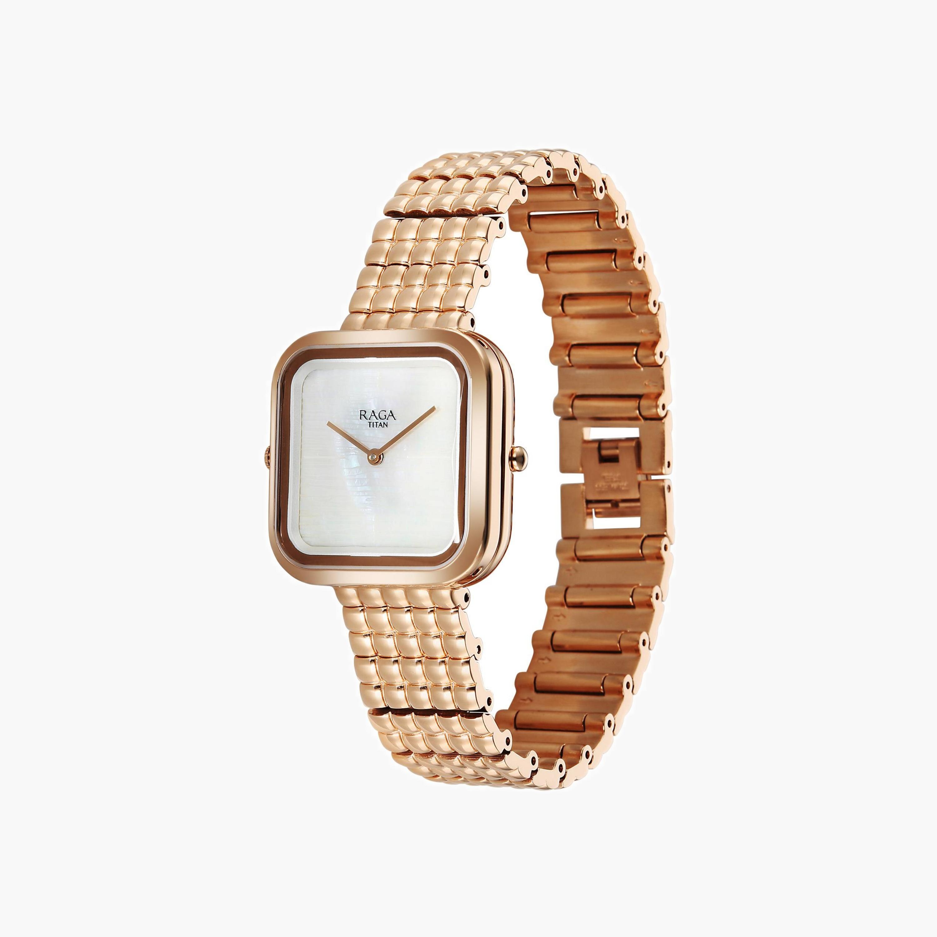 Square Dial Brass Watch-women-watchesandjewellery-watches-image-2