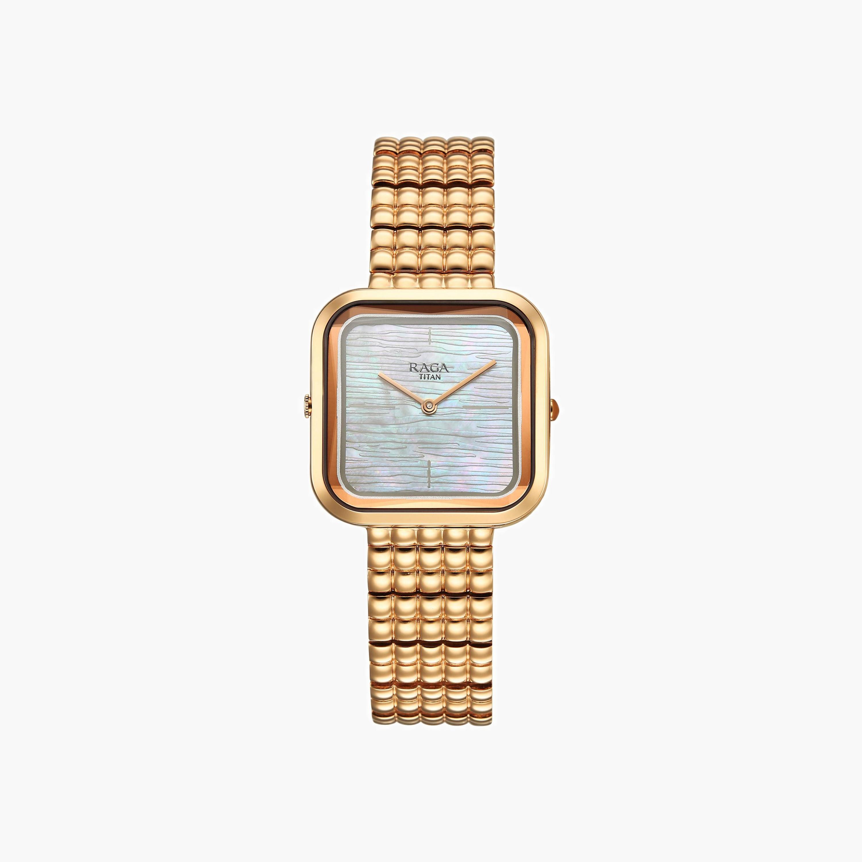 Square Dial Brass Watch-women-watchesandjewellery-watches-image-4