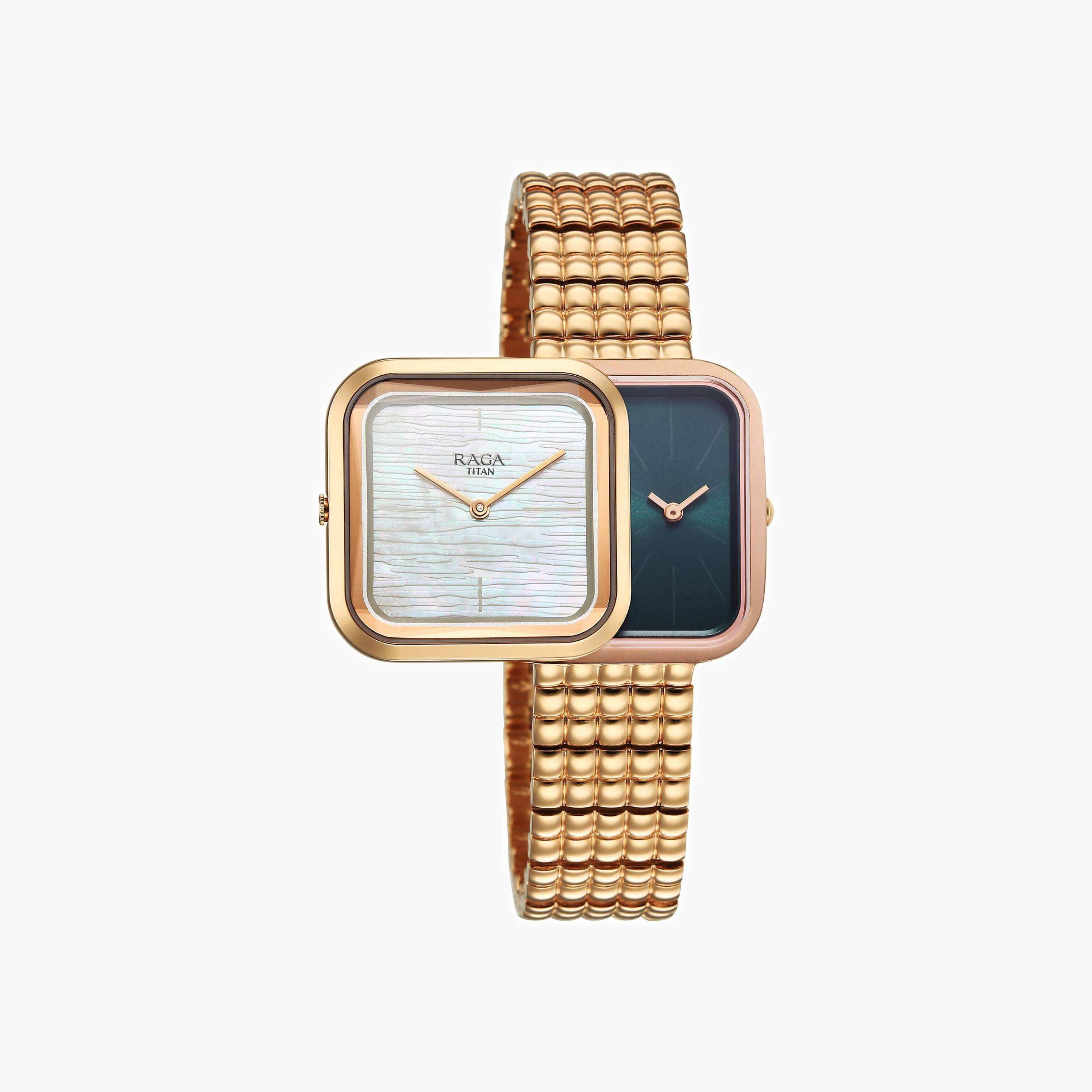 Square Dial Brass Watch-women-watchesandjewellery-watches-image-5