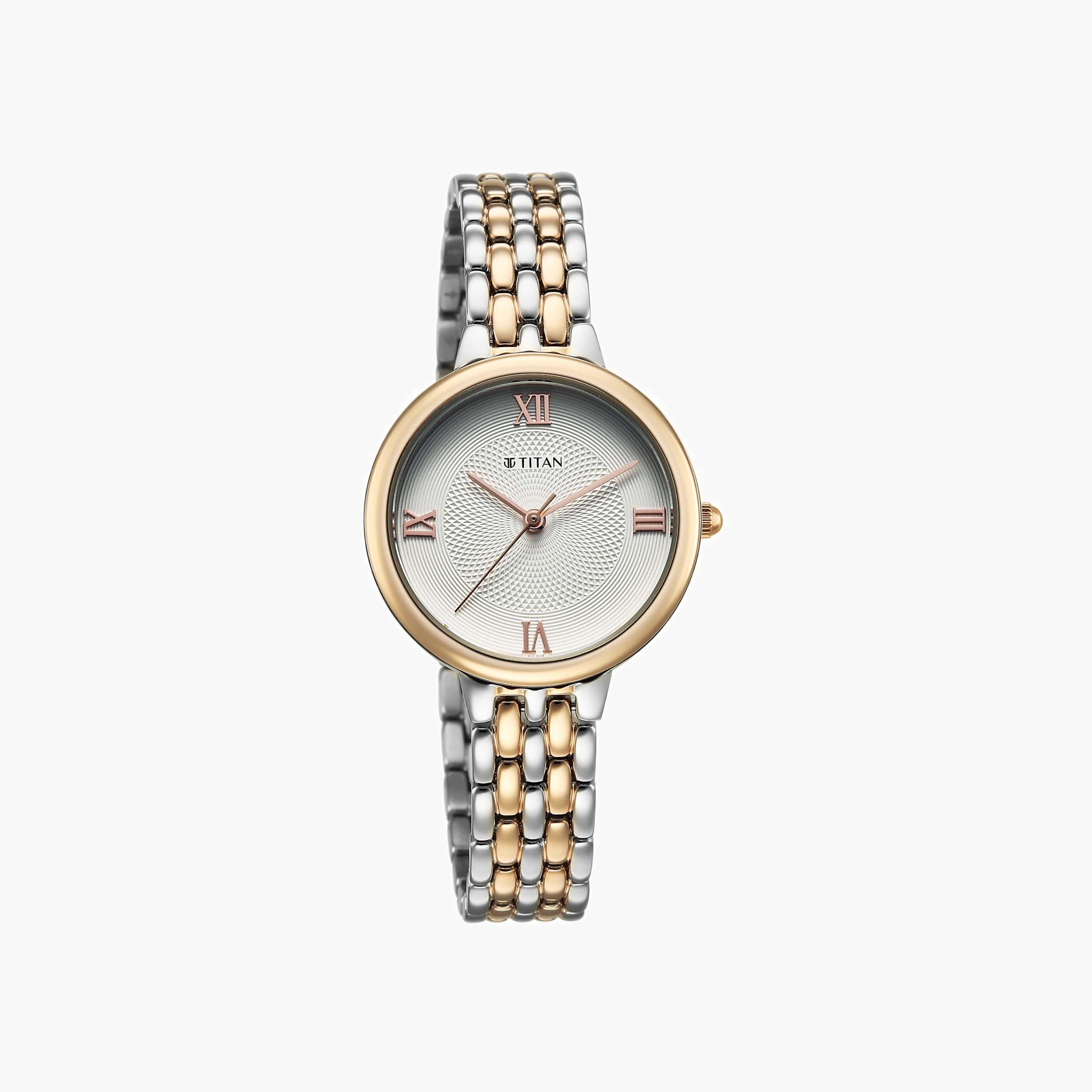 Titan Two-Tone Analogue Watch-women-watchesandjewellery-watches-image-1