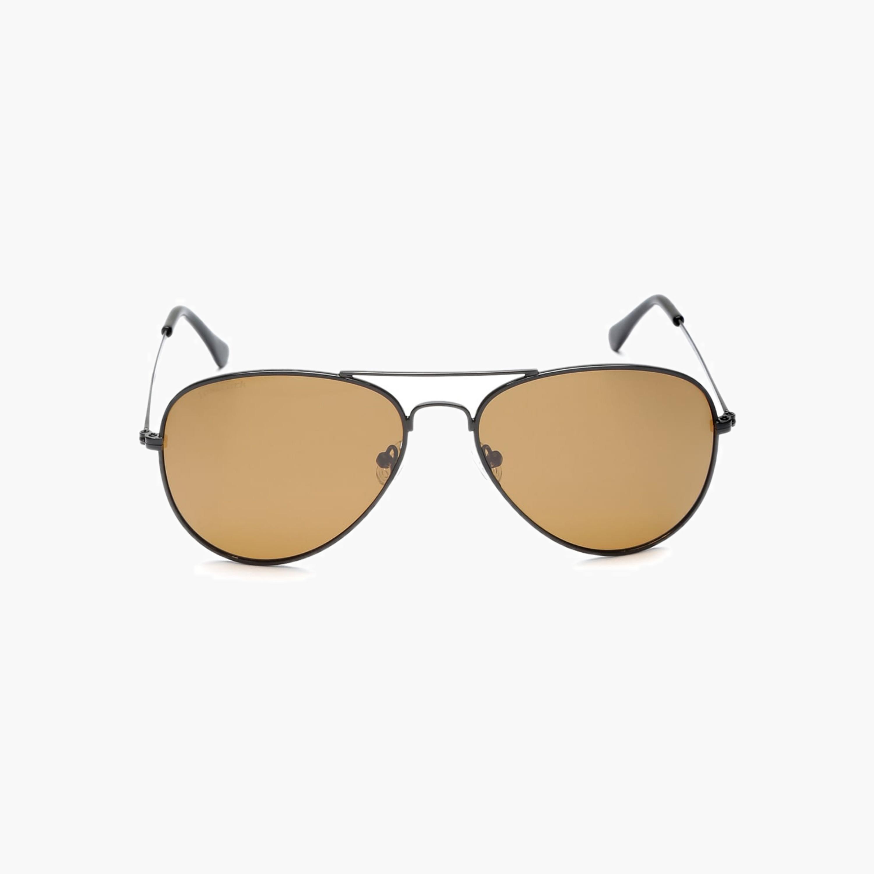 Fastrack Classic Aviator Sunglasses Brown Lenses-men-sunglasses-image-1