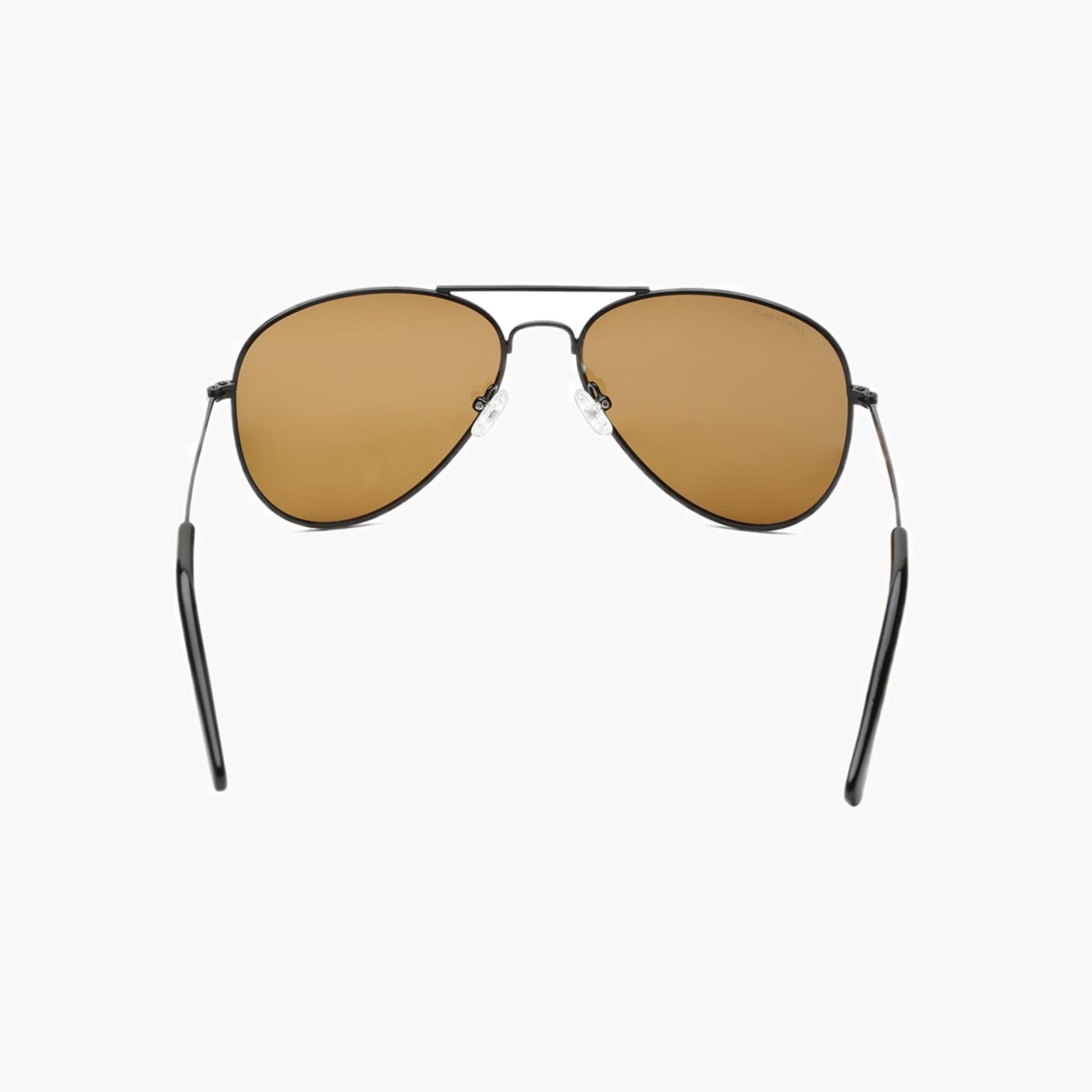 Fastrack Classic Aviator Sunglasses Brown Lenses-men-sunglasses-image-4