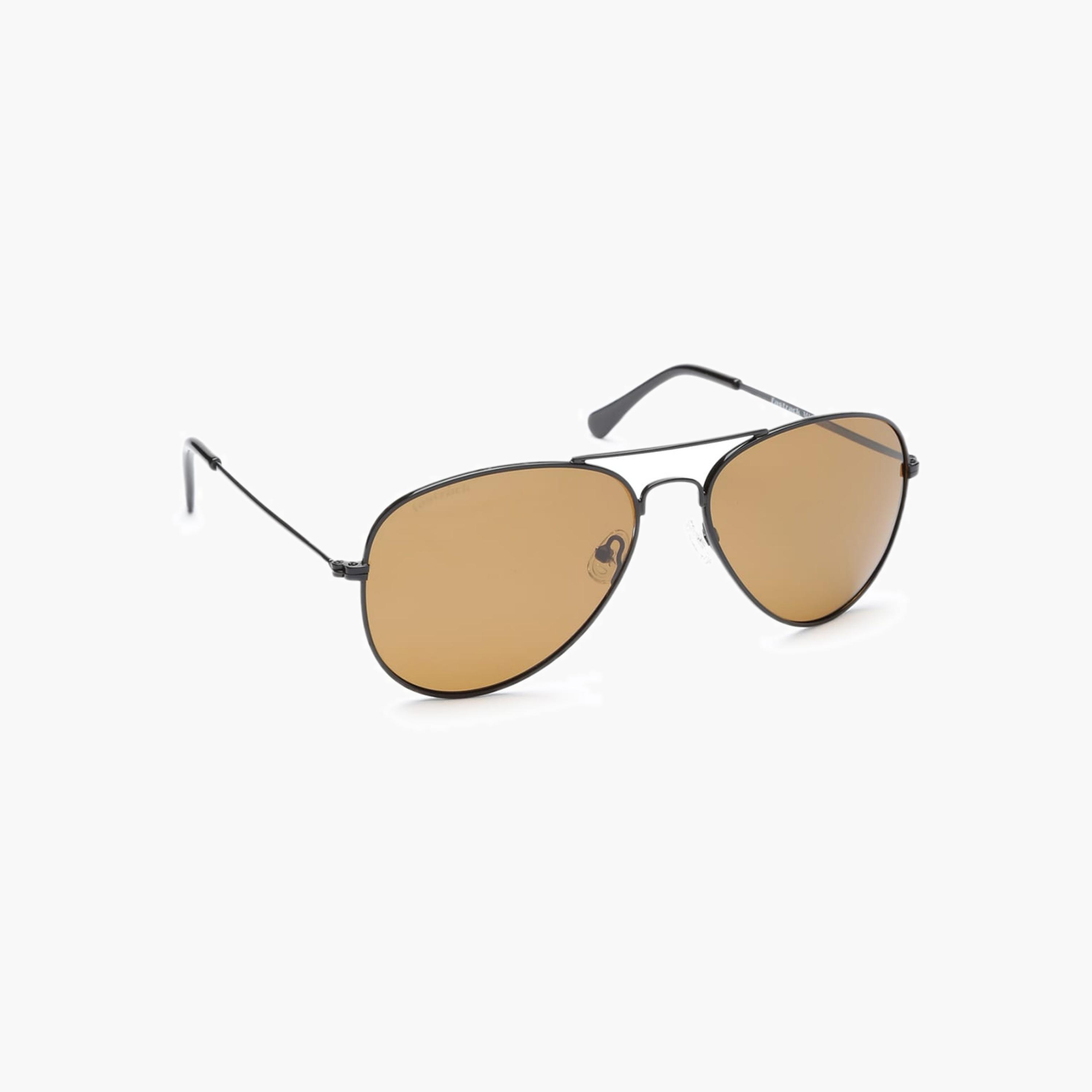 Fastrack Classic Aviator Sunglasses Brown Lenses-men-sunglasses-image-5