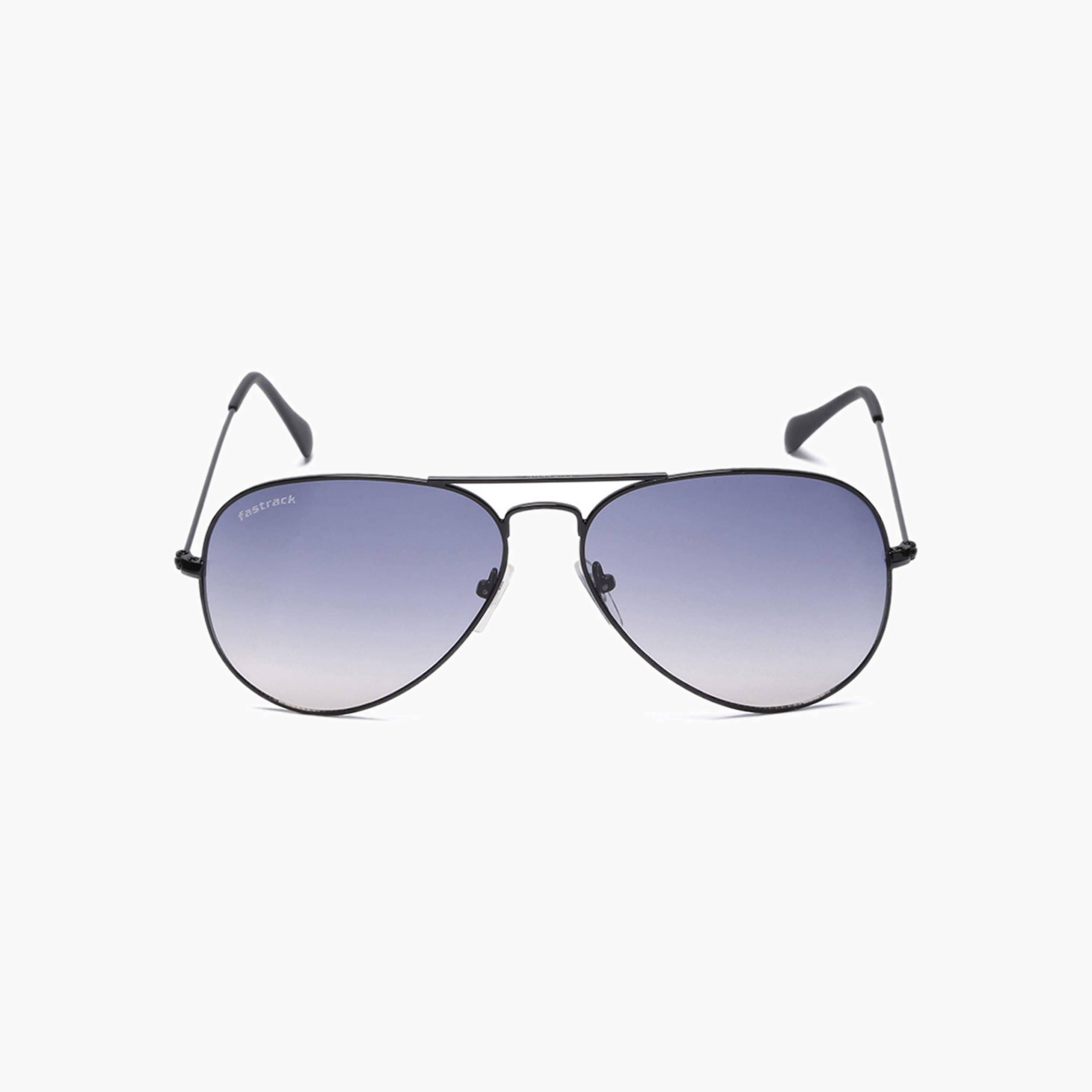 Fastrack Black Aviator Gradient Sunglasses-men-sunglasses-image-1