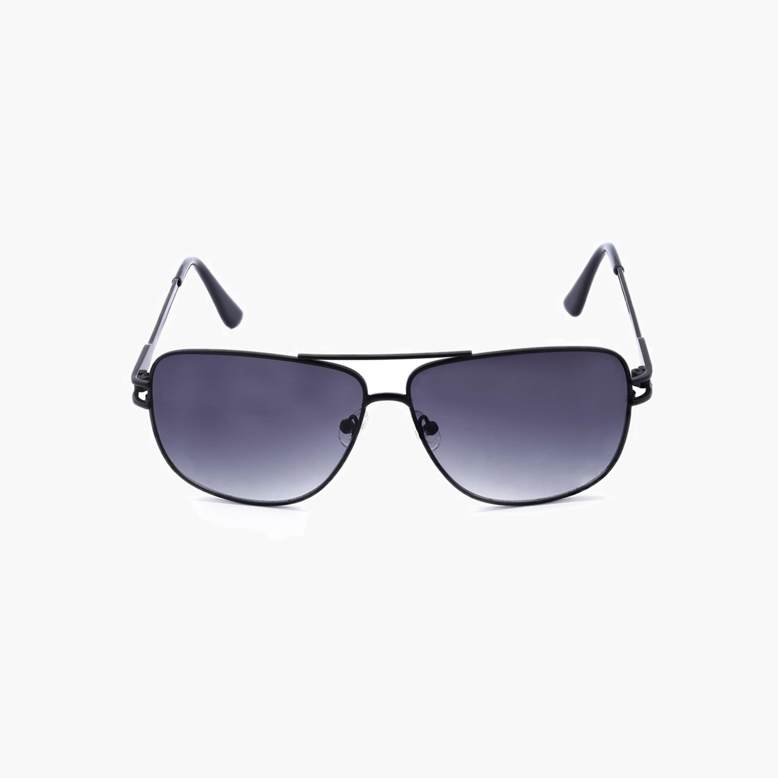 Fastrack Aviator Sunglasses Black Frame Gradient Lenses-men-sunglasses-image-1