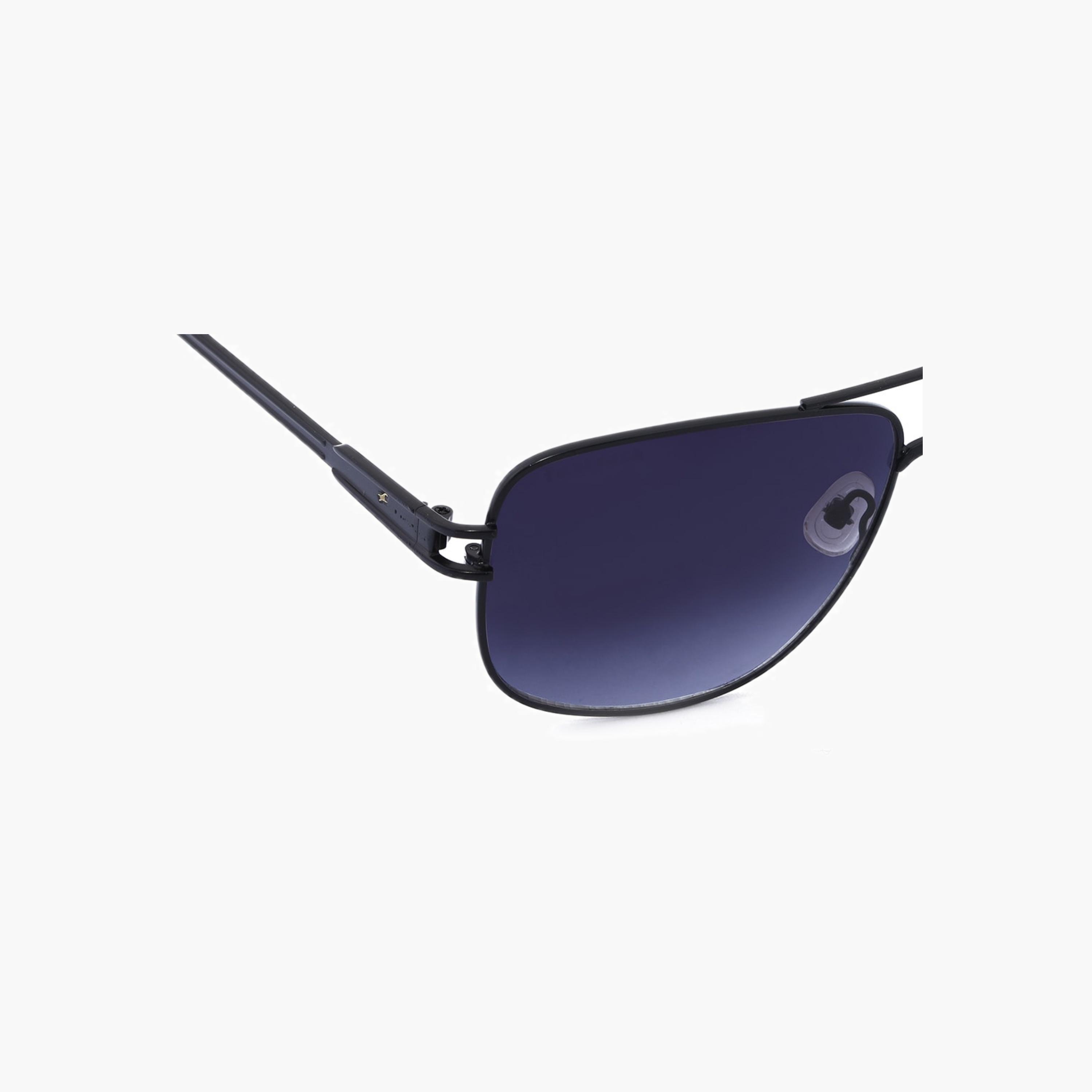 Fastrack Aviator Sunglasses Black Frame Gradient Lenses-men-sunglasses-image-4