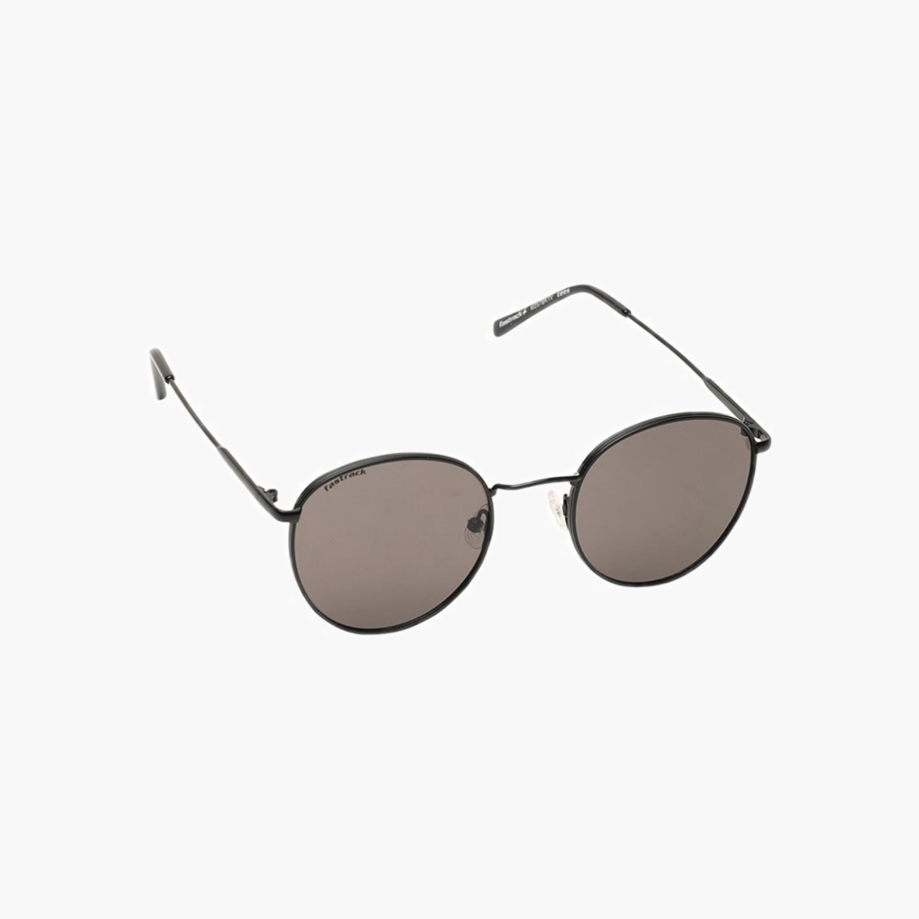 Fastrack Round Frame Sunglasses, Black-women-sunglasses-image-2