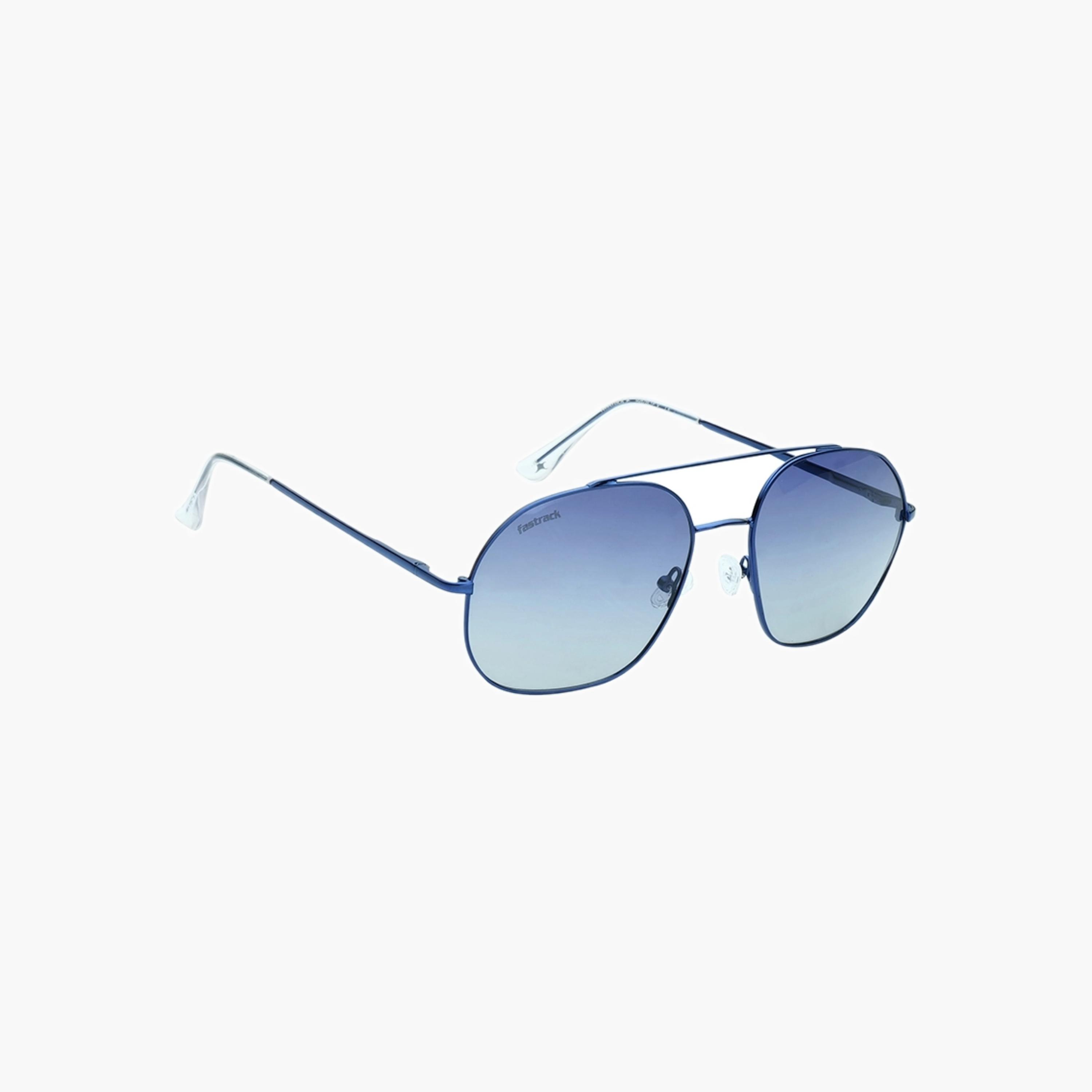 Fastrack Blue Oval Aviator Sunglasses-men-sunglasses-image-6