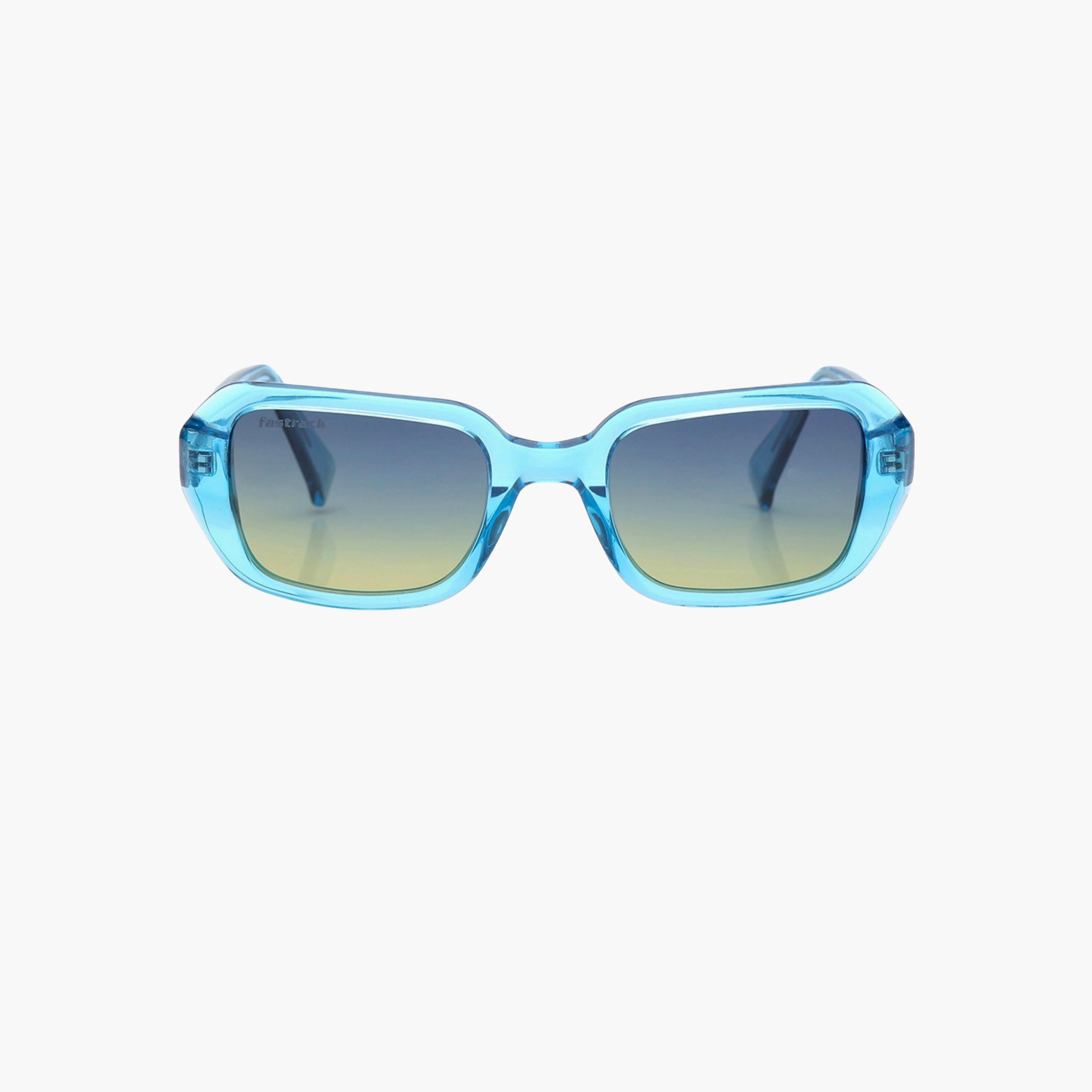 Fastrack Rectangular Blue Polarised Sunglasses-men-sunglasses-image-1