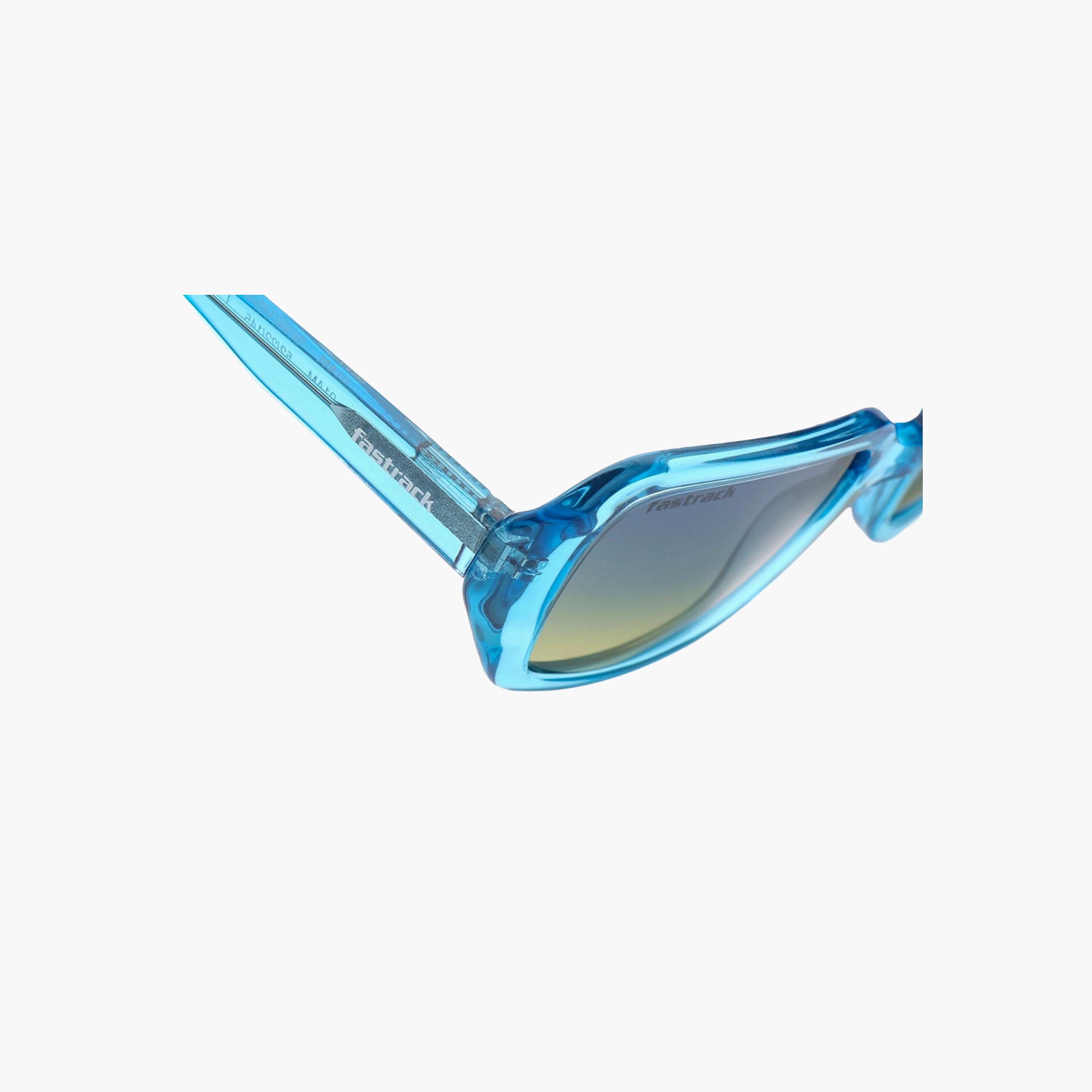 Fastrack Rectangular Blue Polarised Sunglasses-men-sunglasses-image-2