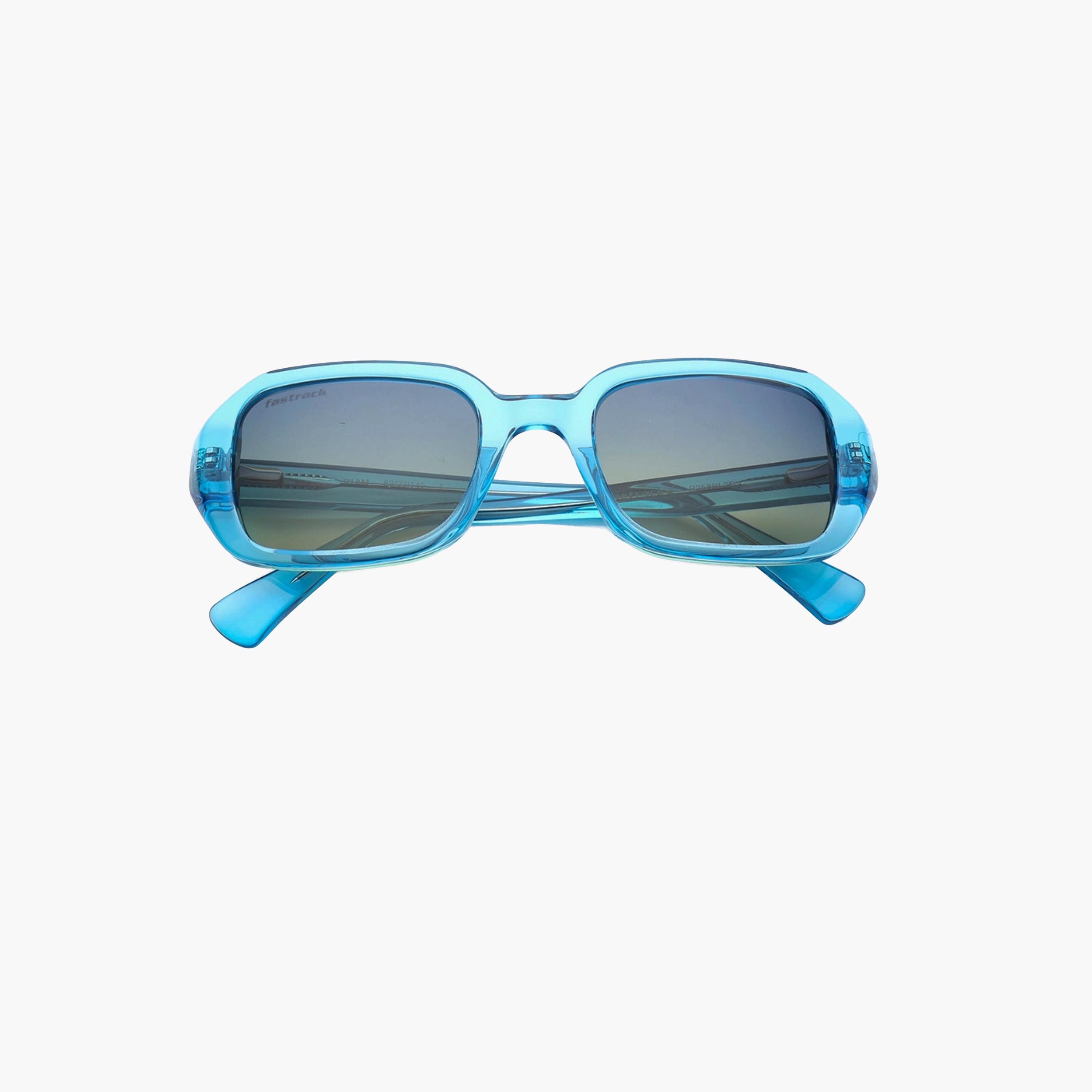Fastrack Rectangular Blue Polarised Sunglasses-men-sunglasses-image-3