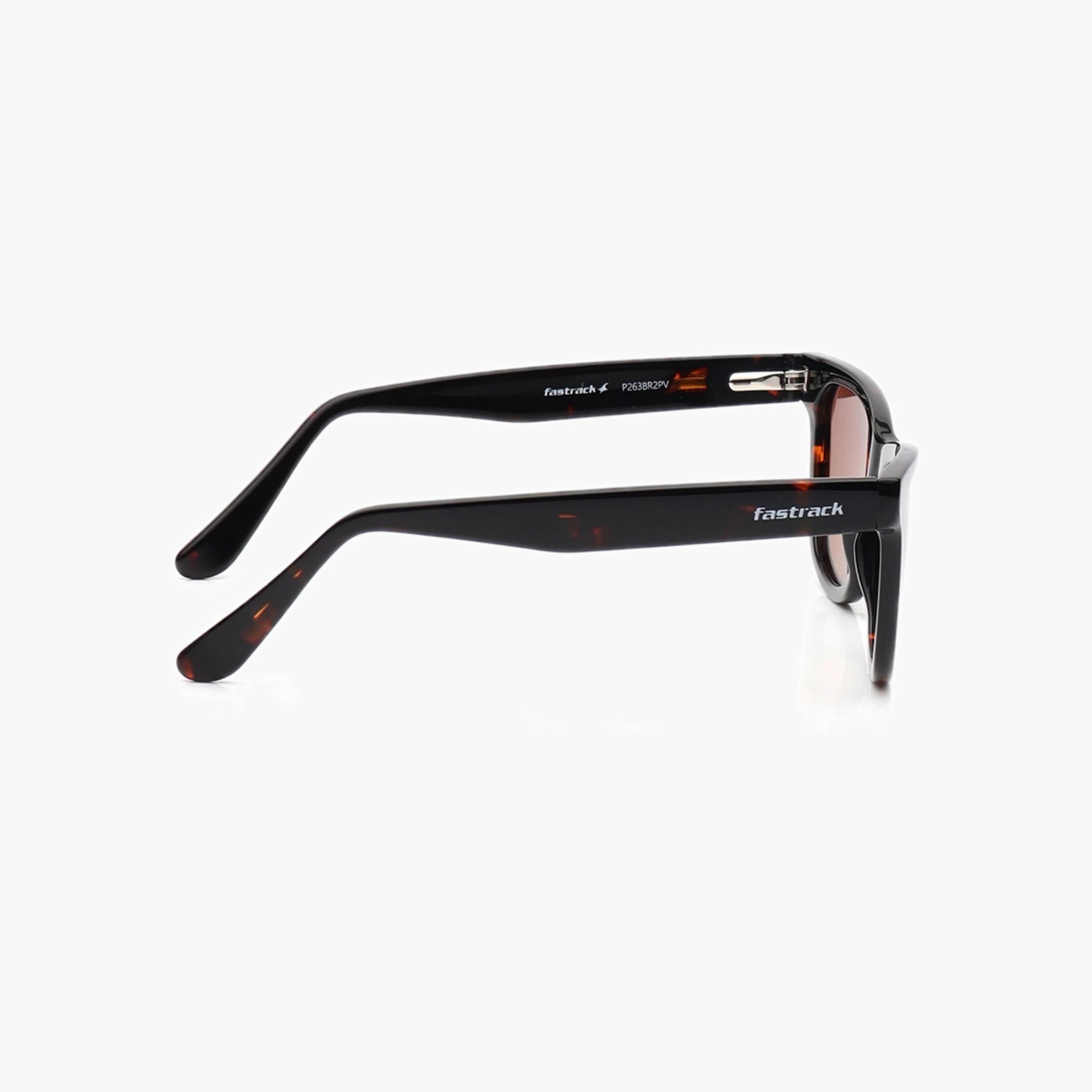 Fastrack Rectangle Polarised Sunglasses Brown-men-sunglasses-image-3