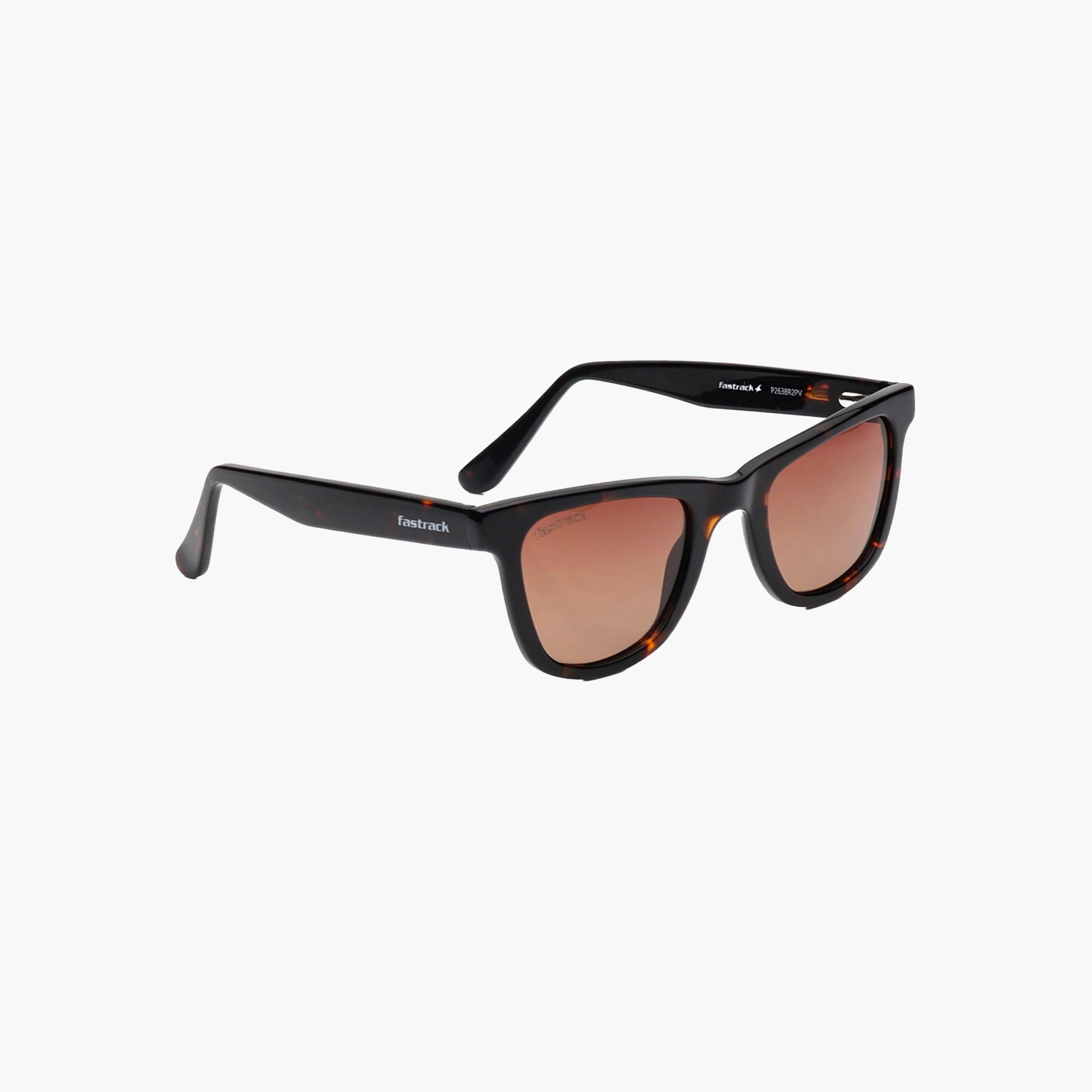 Fastrack Rectangle Polarised Sunglasses Brown-men-sunglasses-image-5