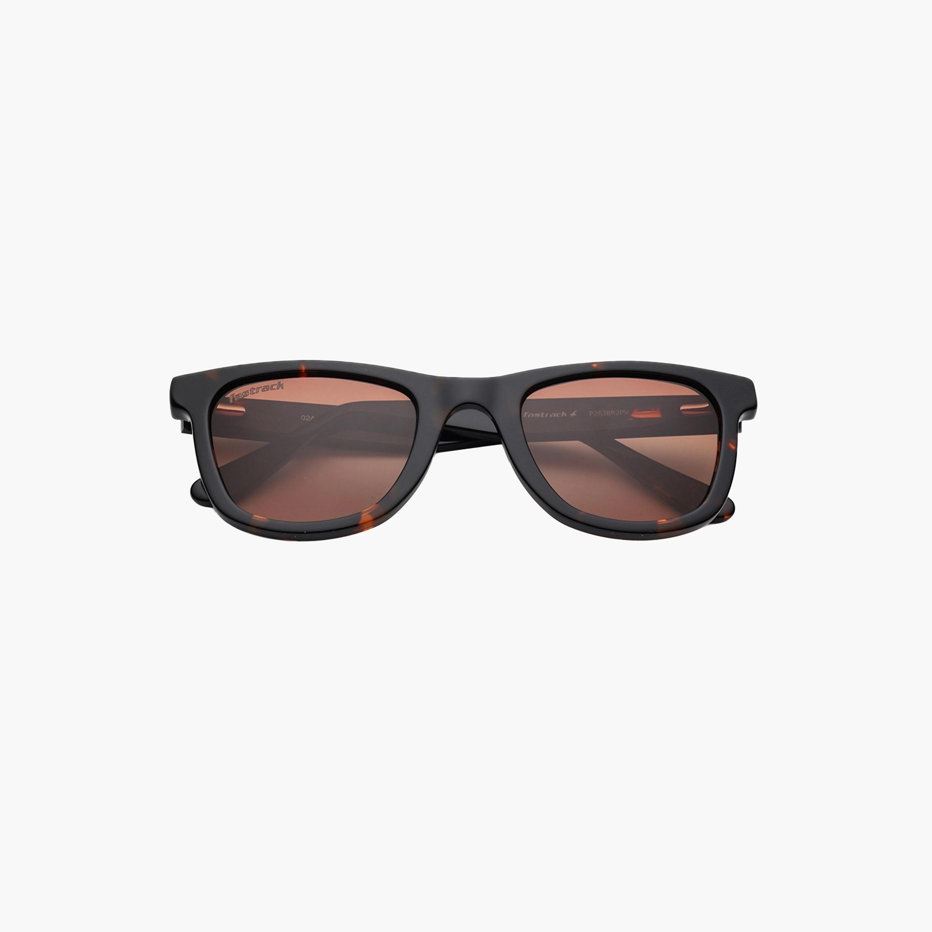 Fastrack Rectangle Polarised Sunglasses Brown-men-sunglasses-image-6