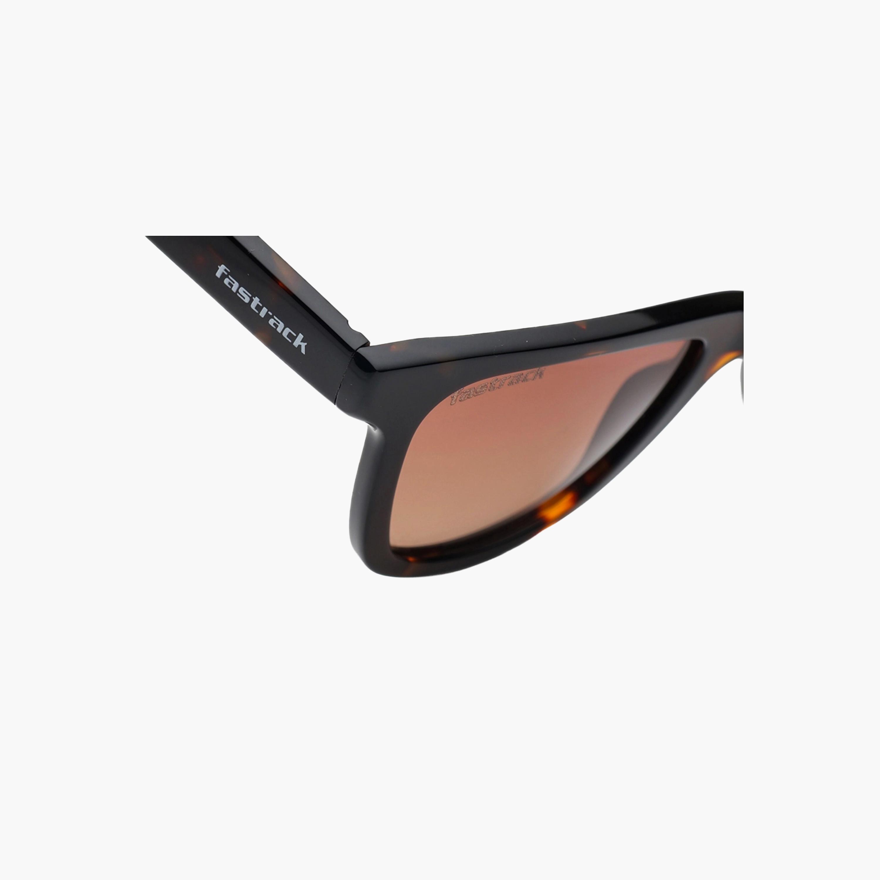 Fastrack Rectangle Polarised Sunglasses Brown-men-sunglasses-image-7