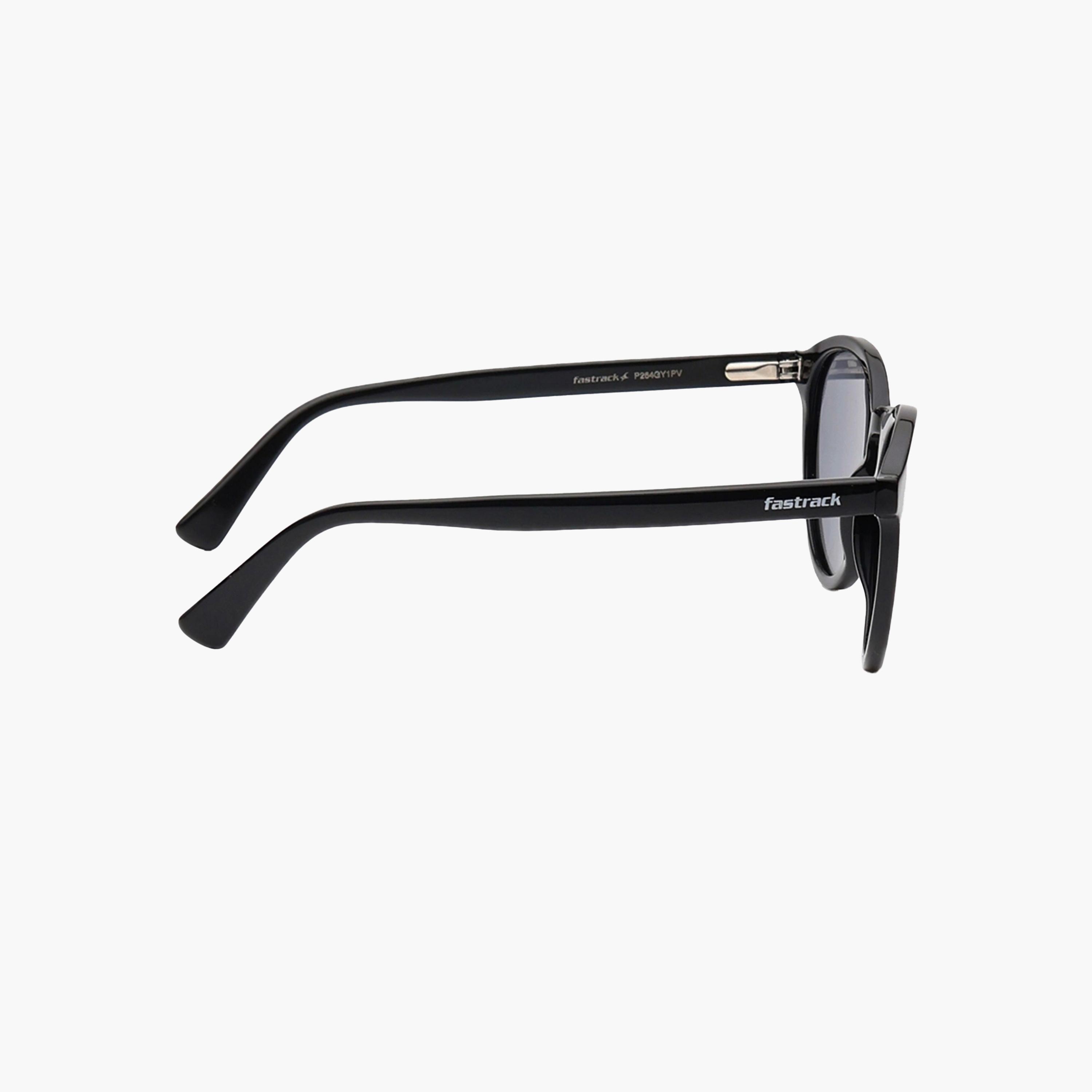 Fastrack Round Frame Polarised Sunglasses-men-sunglasses-image-3