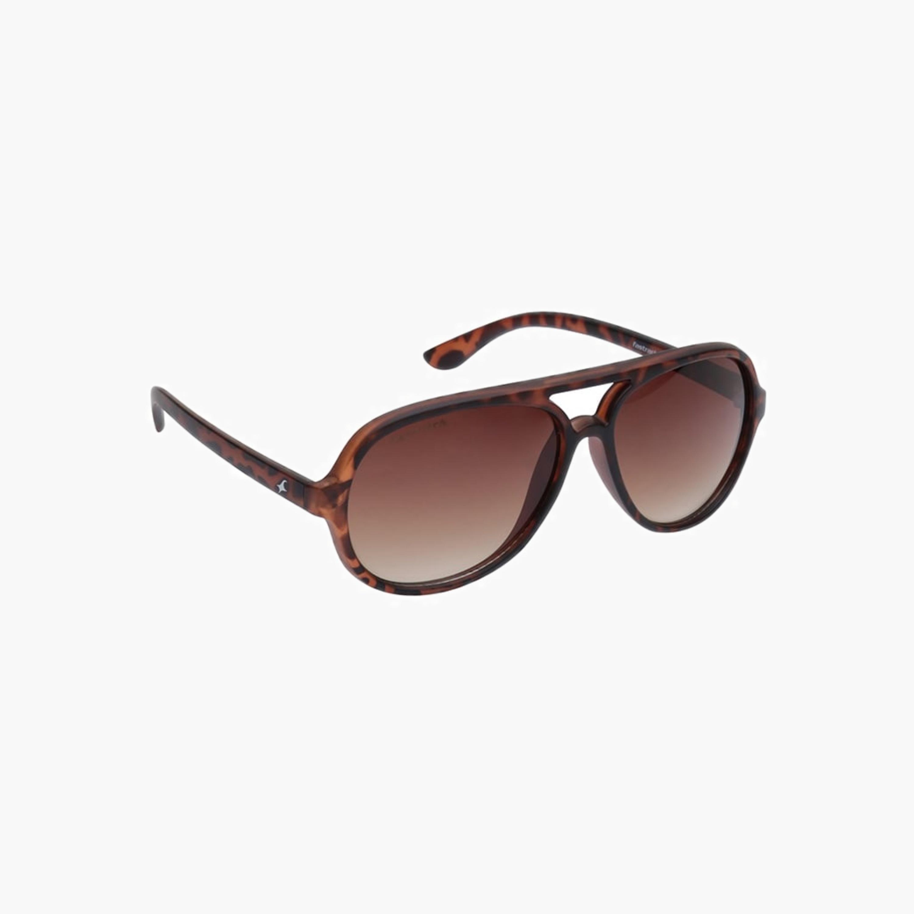 Fastrack Aviator Brown Polarised Sunglasses-men-sunglasses-image-2