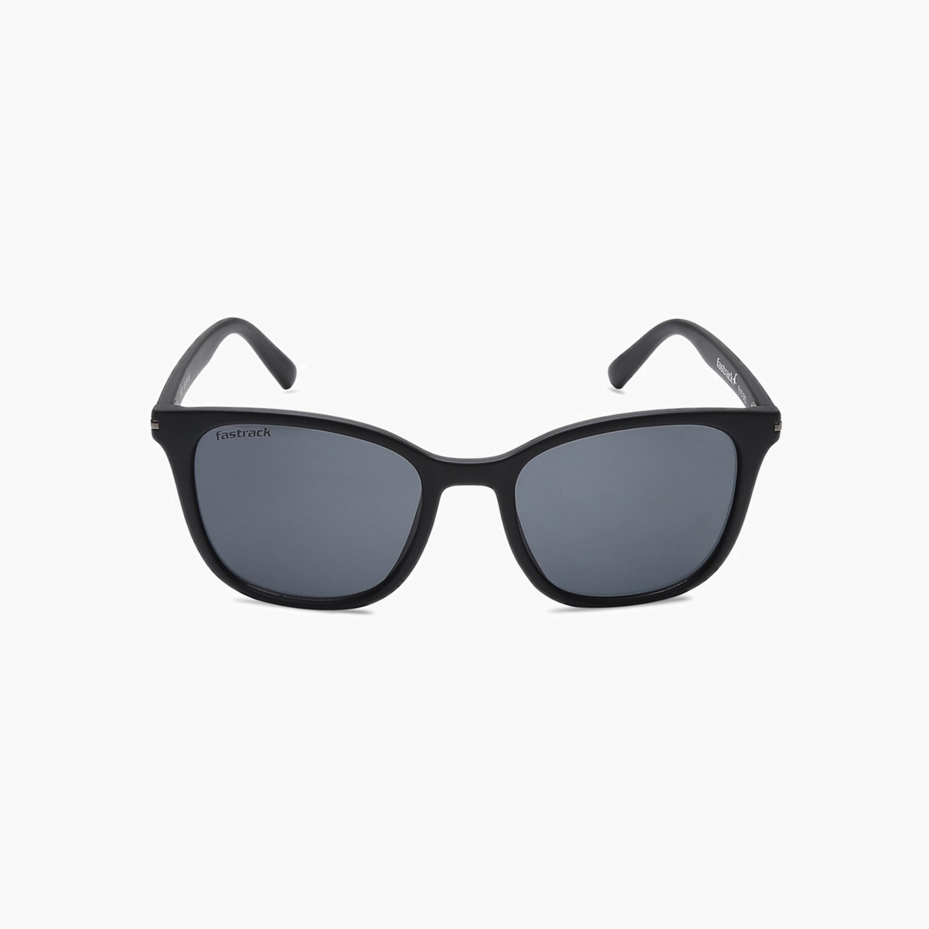 Fastrack Black Rectangular Polarised Sunglasses-men-sunglasses-image-1
