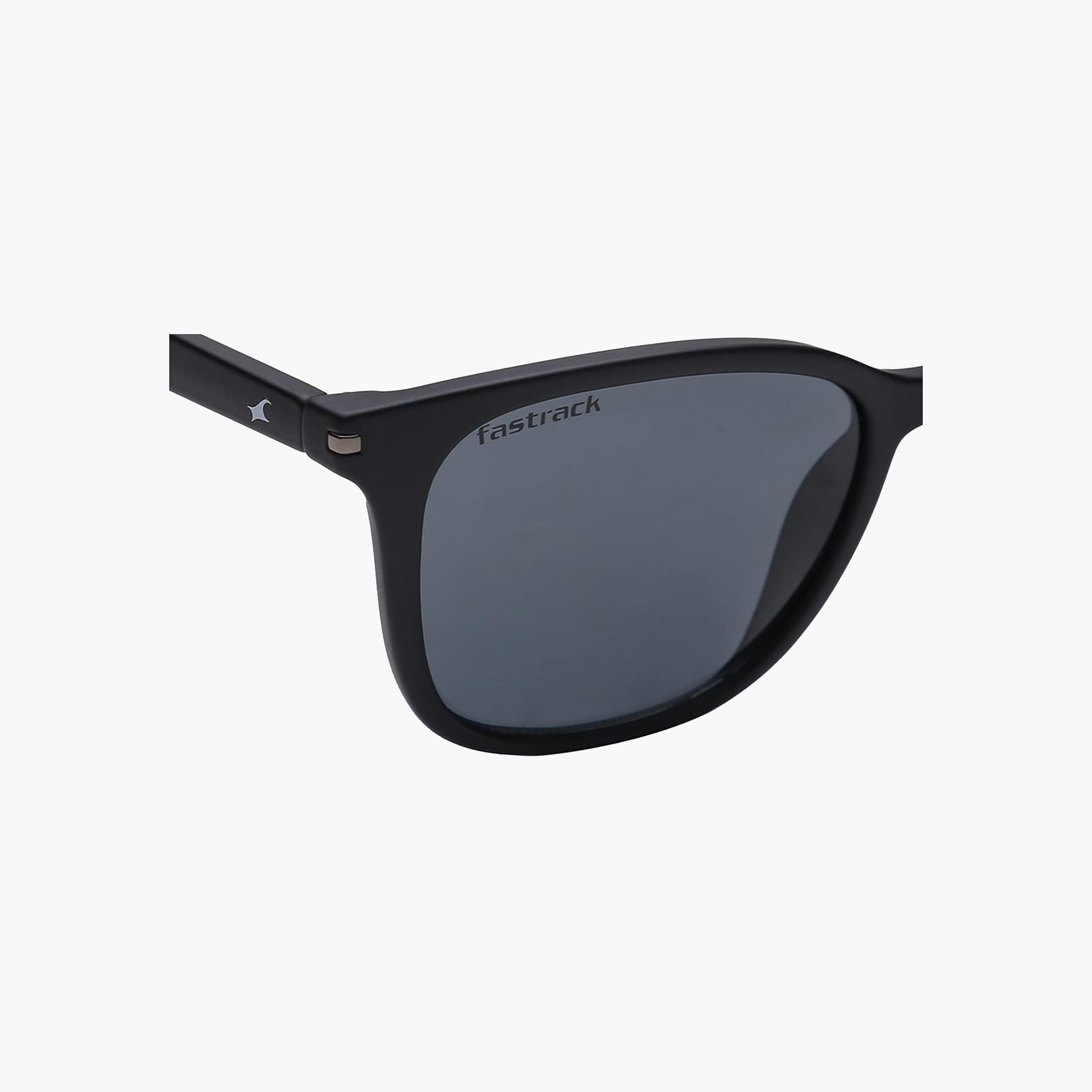 Fastrack Black Rectangular Polarised Sunglasses-men-sunglasses-image-2