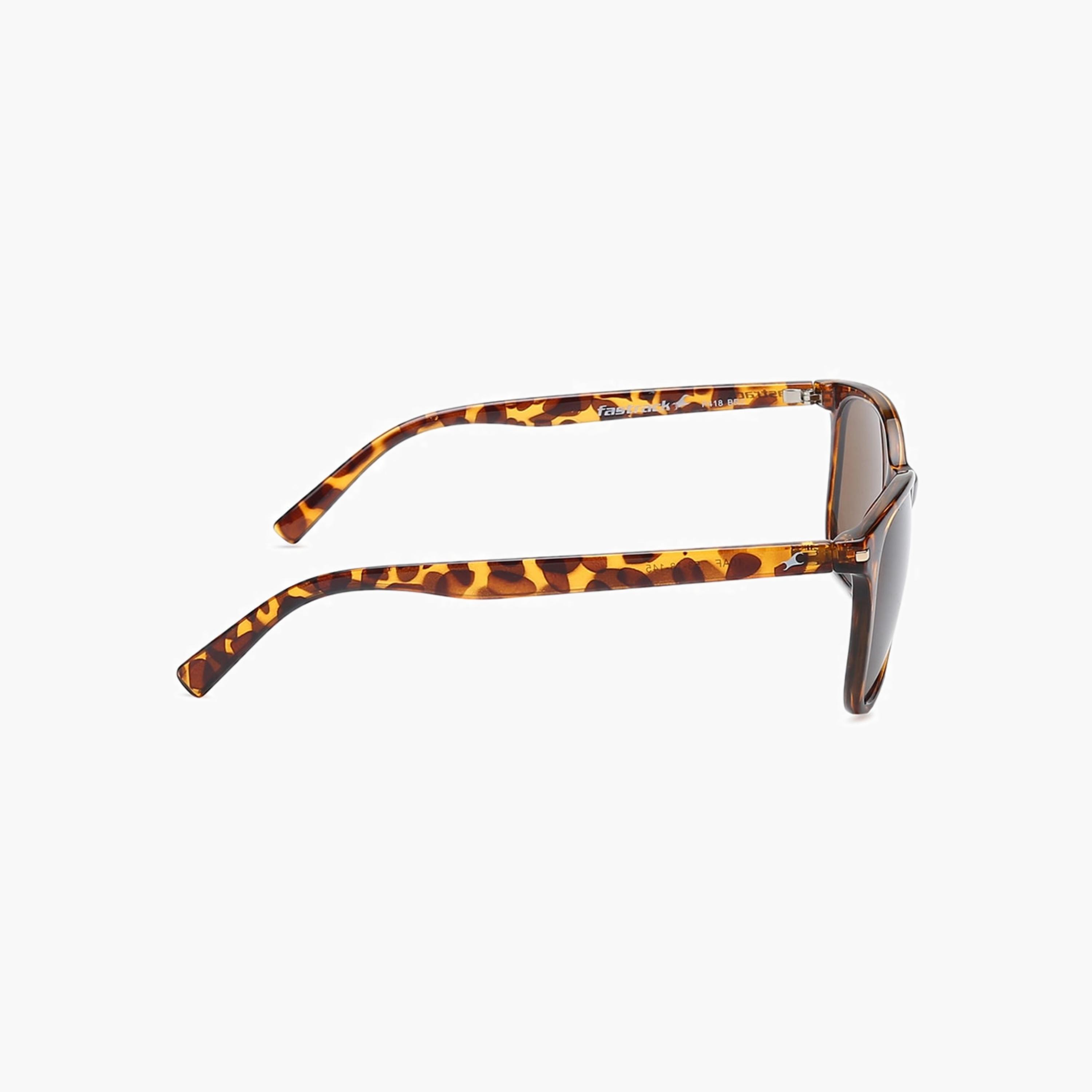 Fastrack Tortoiseshell Rectangular Polarised Sunglasses-men-sunglasses-image-3