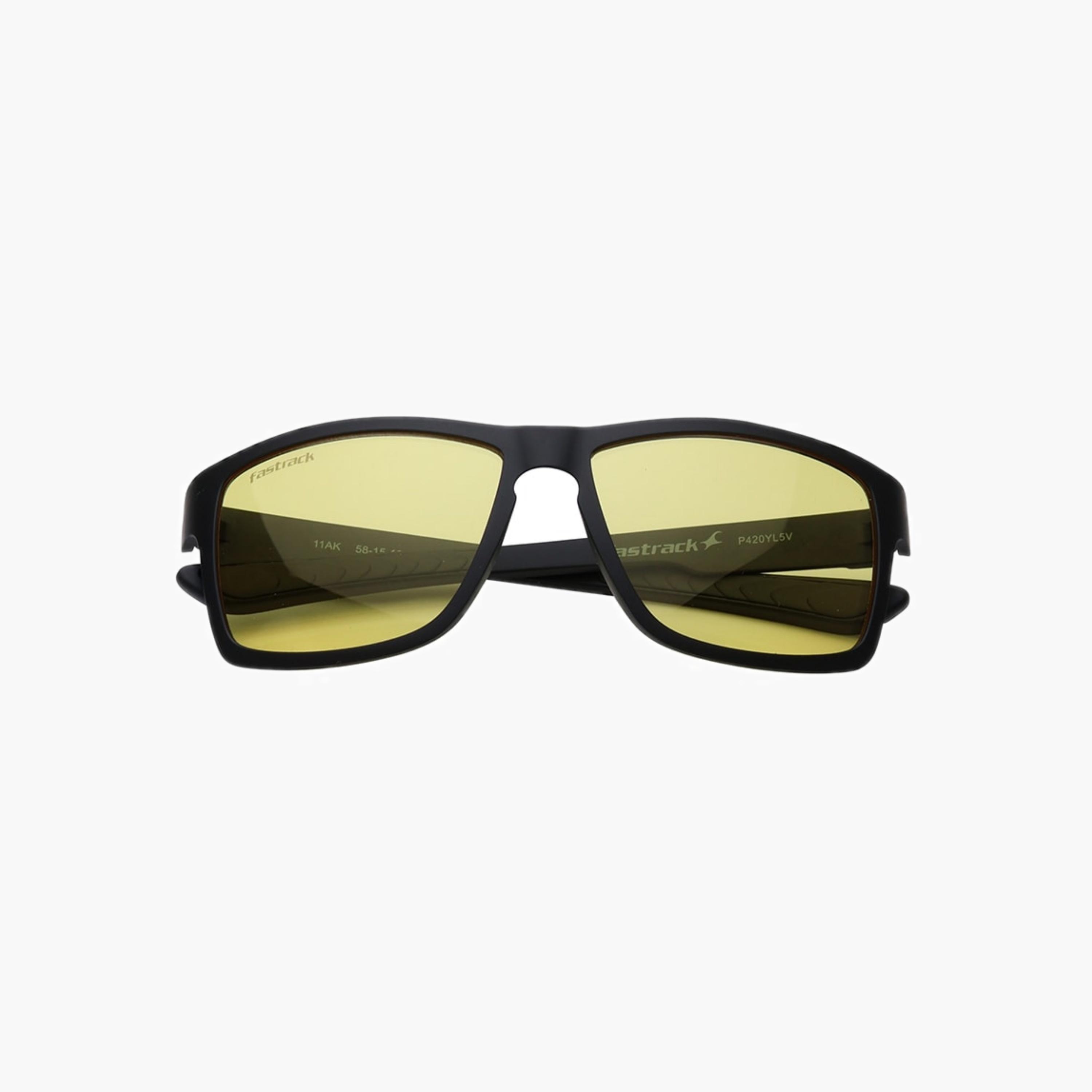 Fastrack Rectangular Yellow Polarised Sunglasses-men-sunglasses-image-3