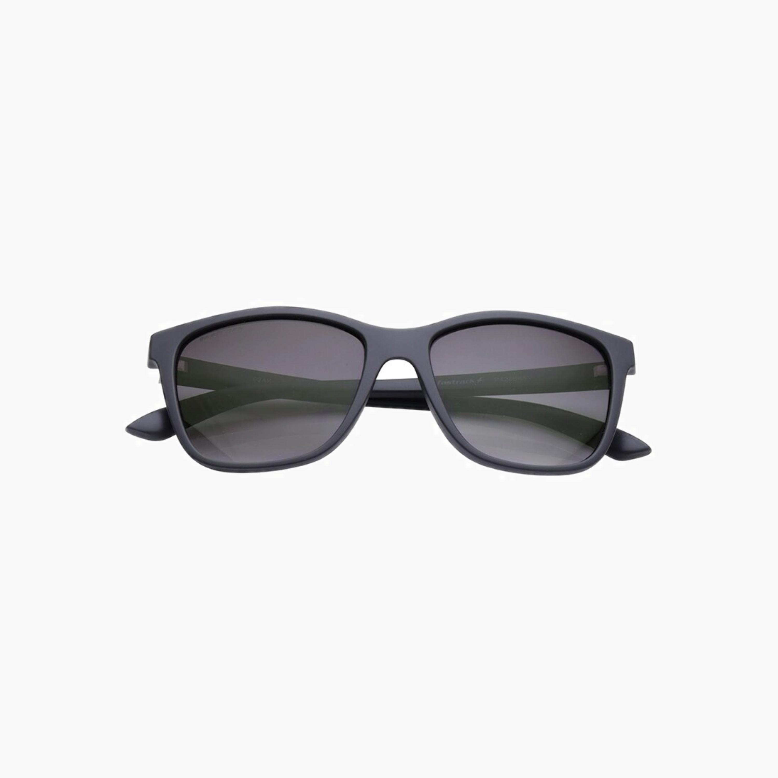 Fastrack Matte Black Rectangular Sunglasses-men-sunglasses-image-1