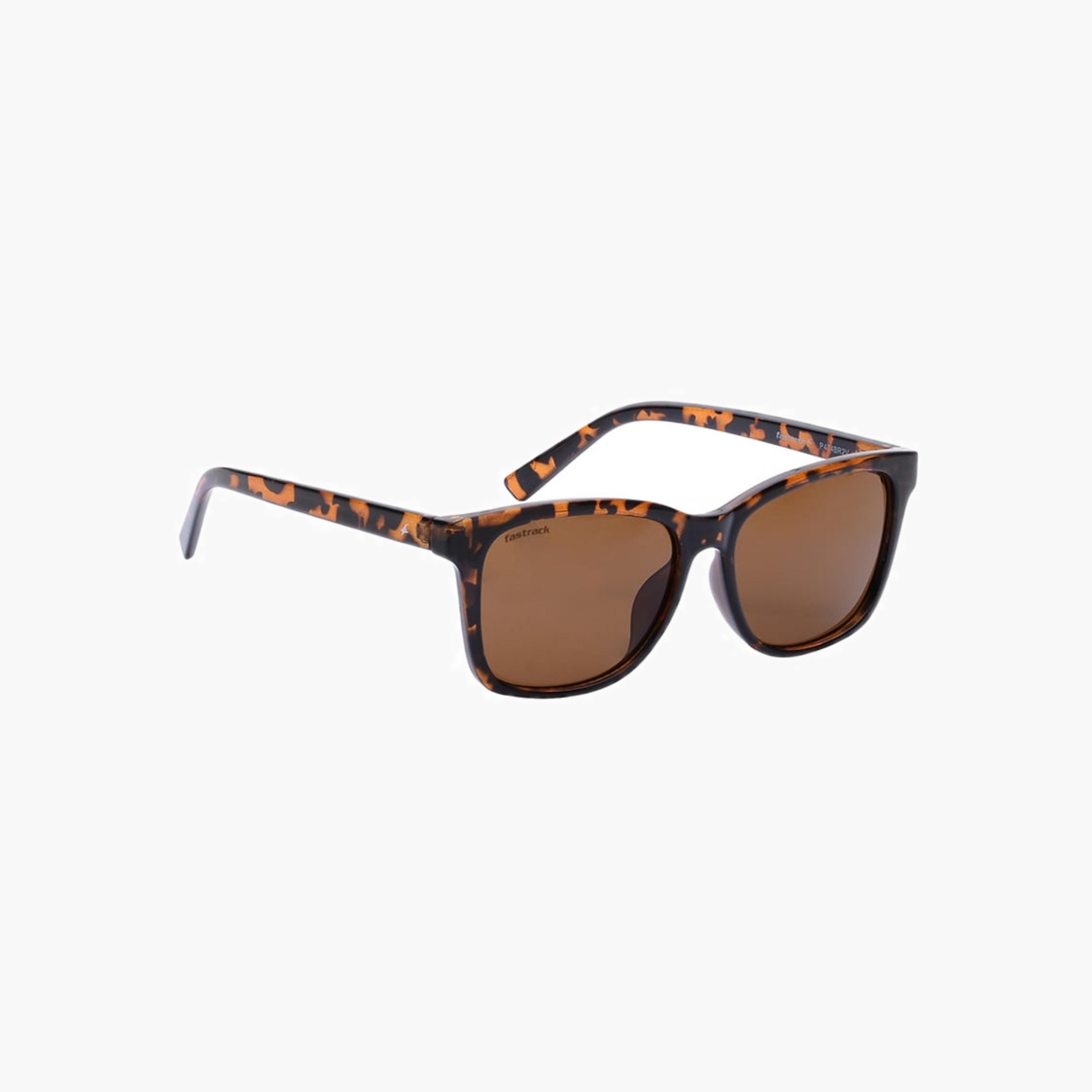 Fastrack Tortoiseshell Square Polarised Sunglasses-men-sunglasses-image-2