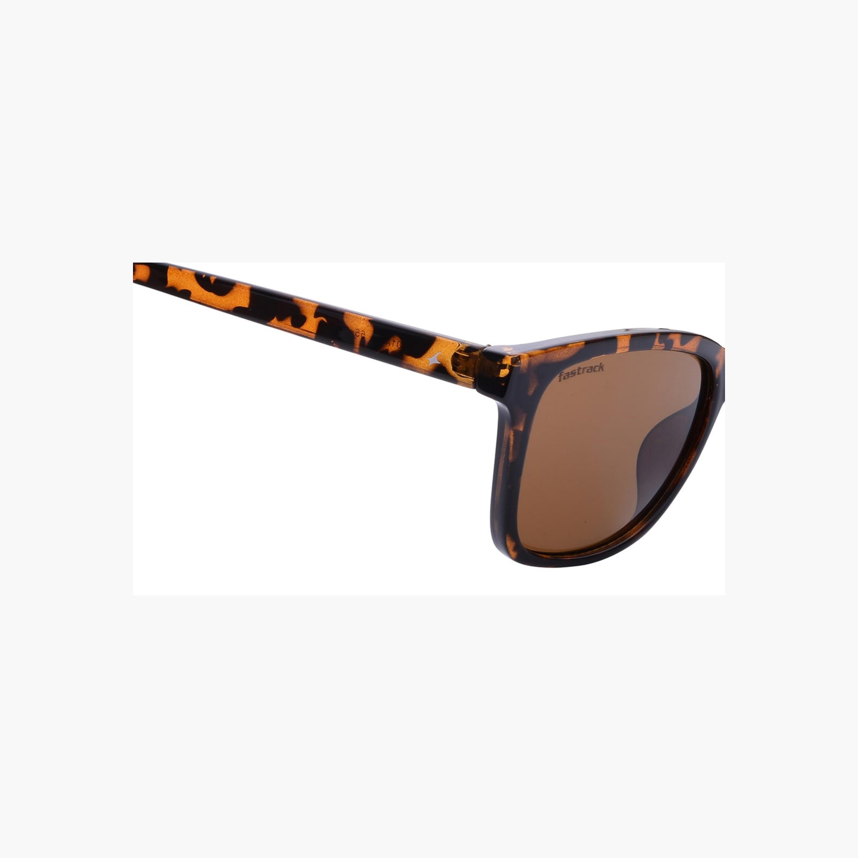 Fastrack Tortoiseshell Square Polarised Sunglasses-men-sunglasses-image-3