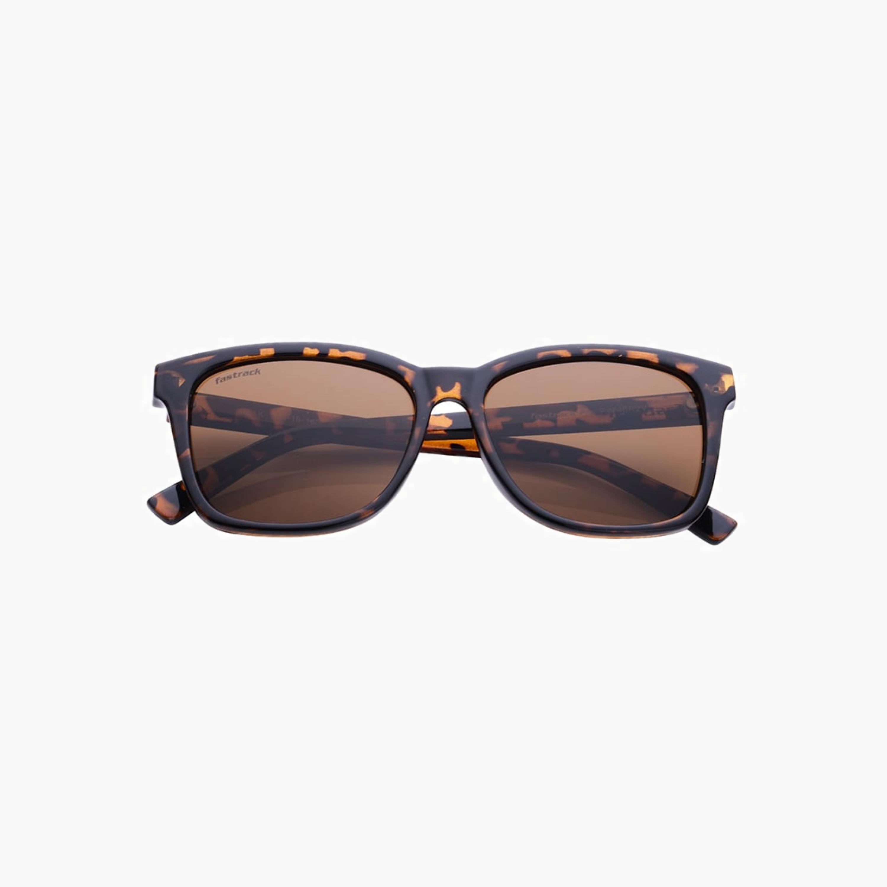 Fastrack Tortoiseshell Square Polarised Sunglasses-men-sunglasses-image-4