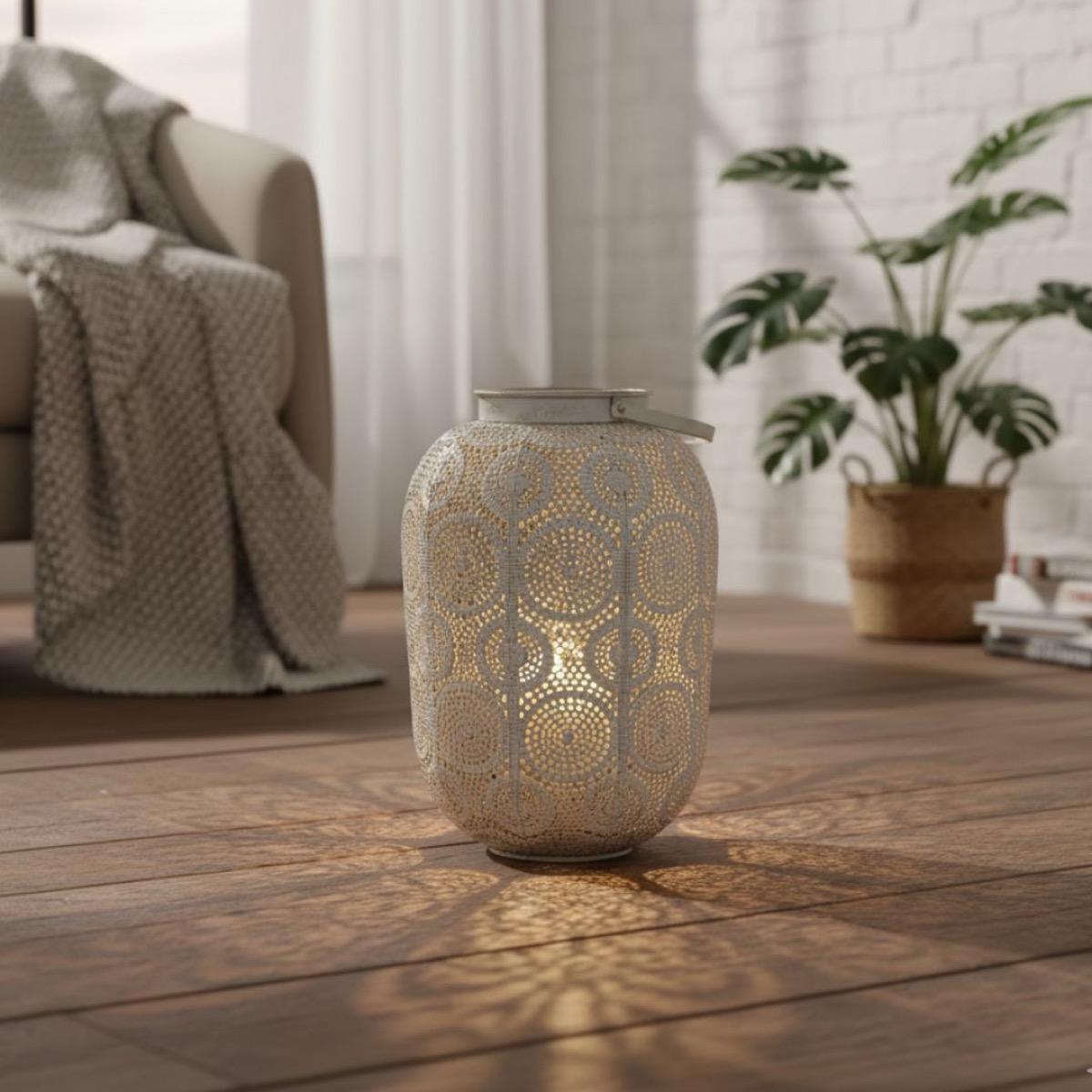 Vanity Living Metal Lantern - 37 cm