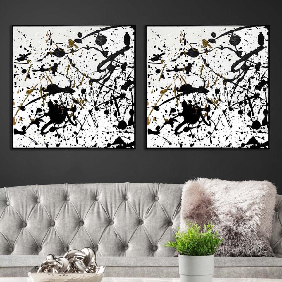 Vanity Living Framed Canvas Wall Art - 82x82 cm