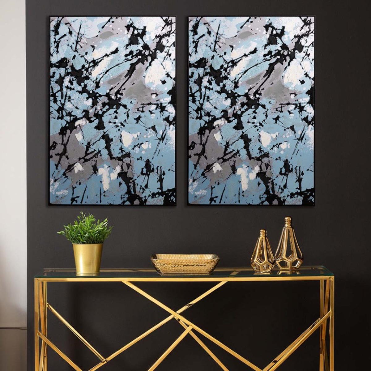 Vanity Living Framed Canvas Wall Art - 82x122 cm