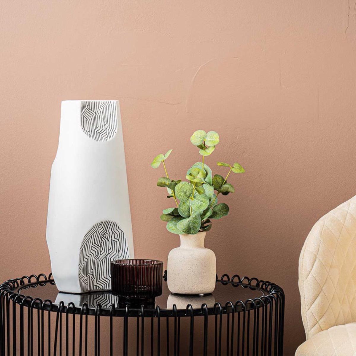 Vanity Living Polyresin Vase - 35 cm