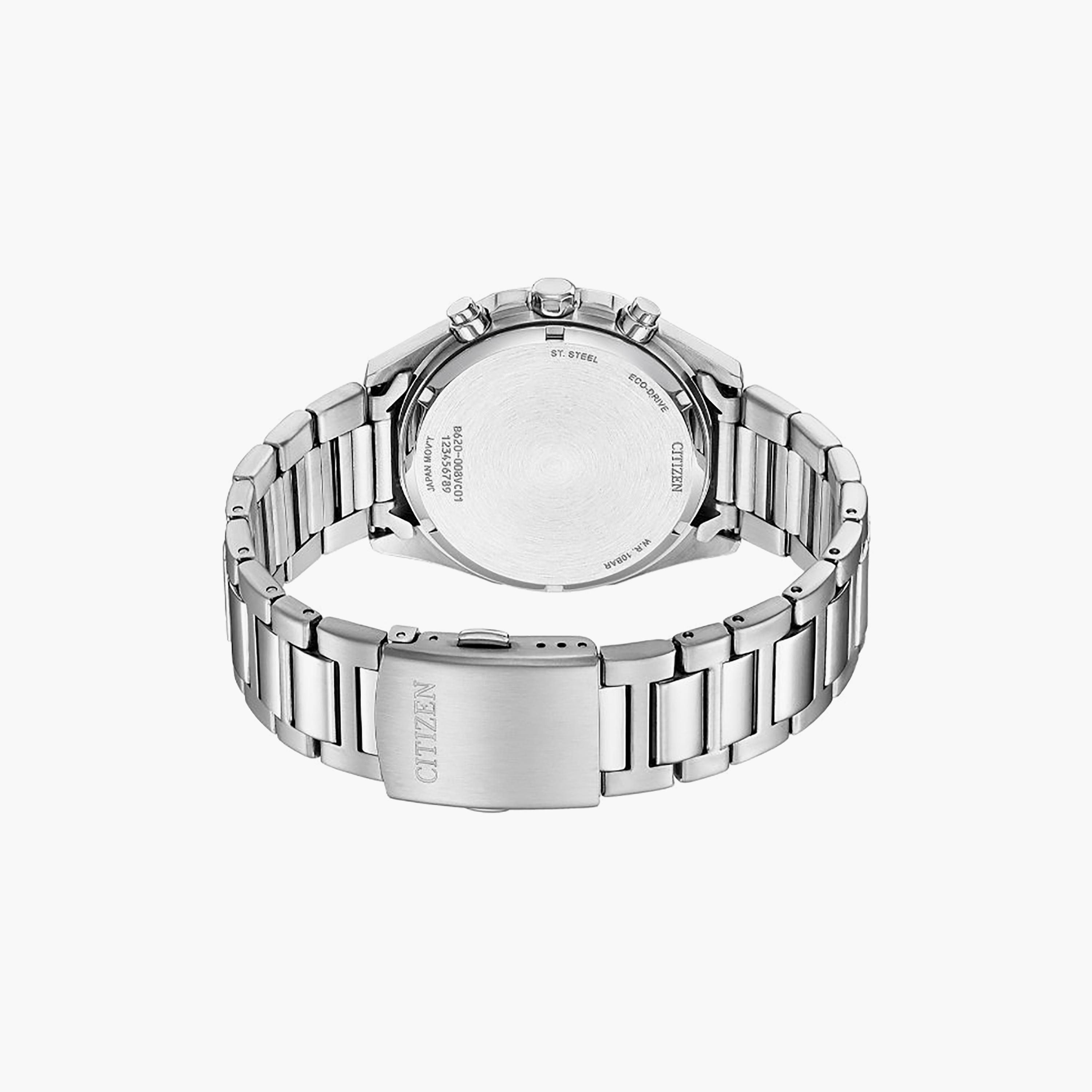 ساعة كرونوغراف ستانلس ستيل باللون الأخضر 41 مم للرجال من سيتيزن | CA4590-81X-men-watchesandjewellery-watches-image-3
