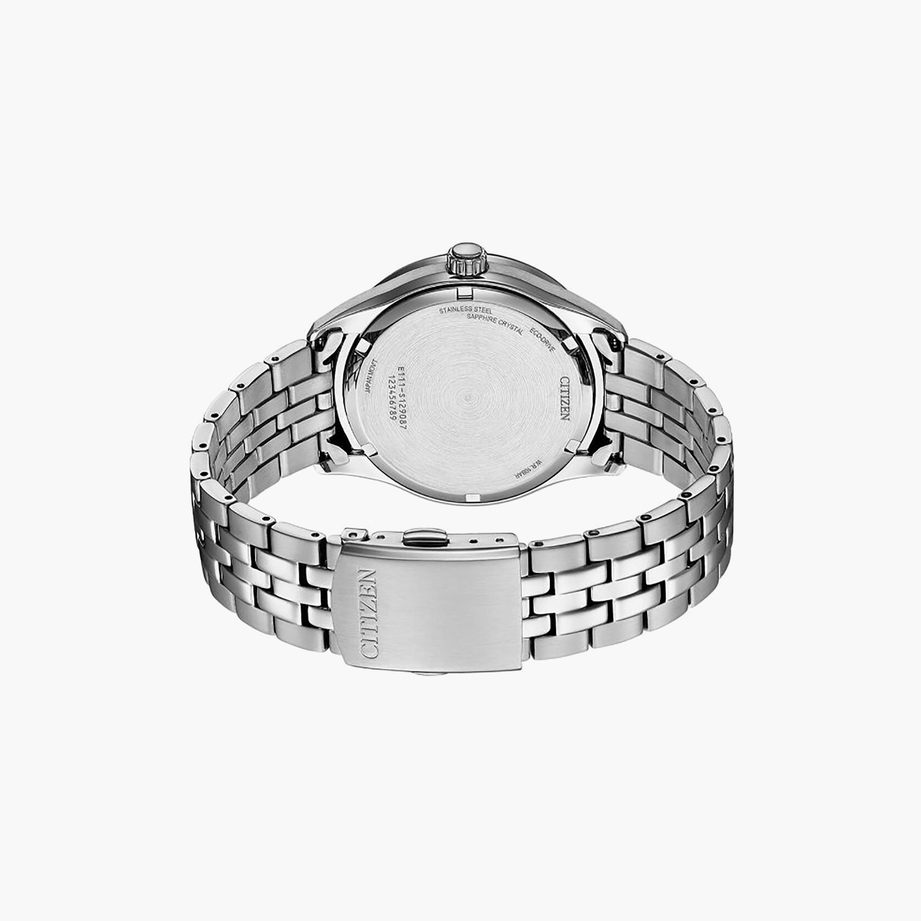 ساعة أنالوج ستانلس ستيل باللون الأزرق 41 مم للرجال من سيتيزن | BM7560-59L-men-watchesandjewellery-watches-image-3