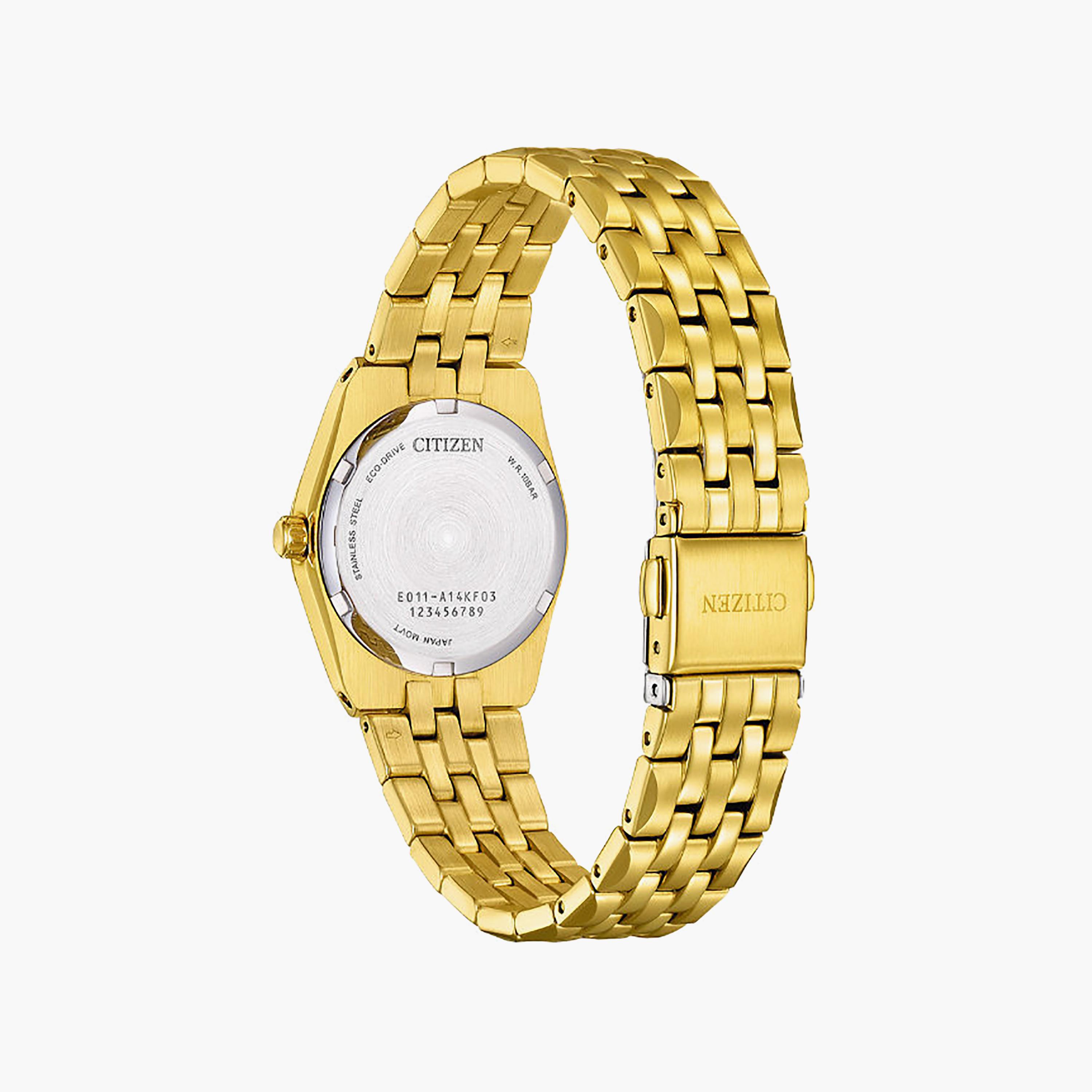 ساعة أنالوج ستانلس ستيل باللون الأسود 27 مم للنساء من سيتيزن | EW2293-56E-women-watchesandjewellery-watches-image-3
