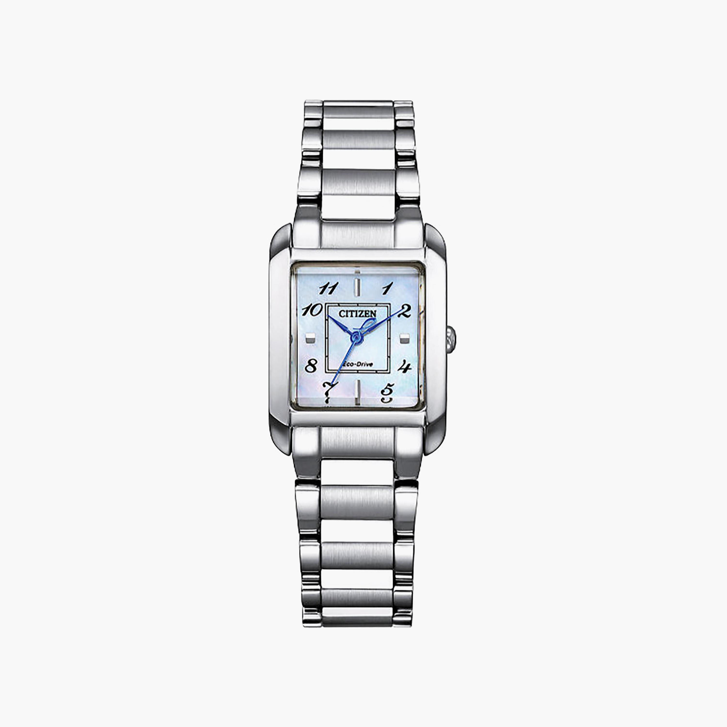 Citizen Women's 28.4MM Blue Analog Stainless Steel Watch | EW5600-87D-women-watchesandjewellery-watches-image-1