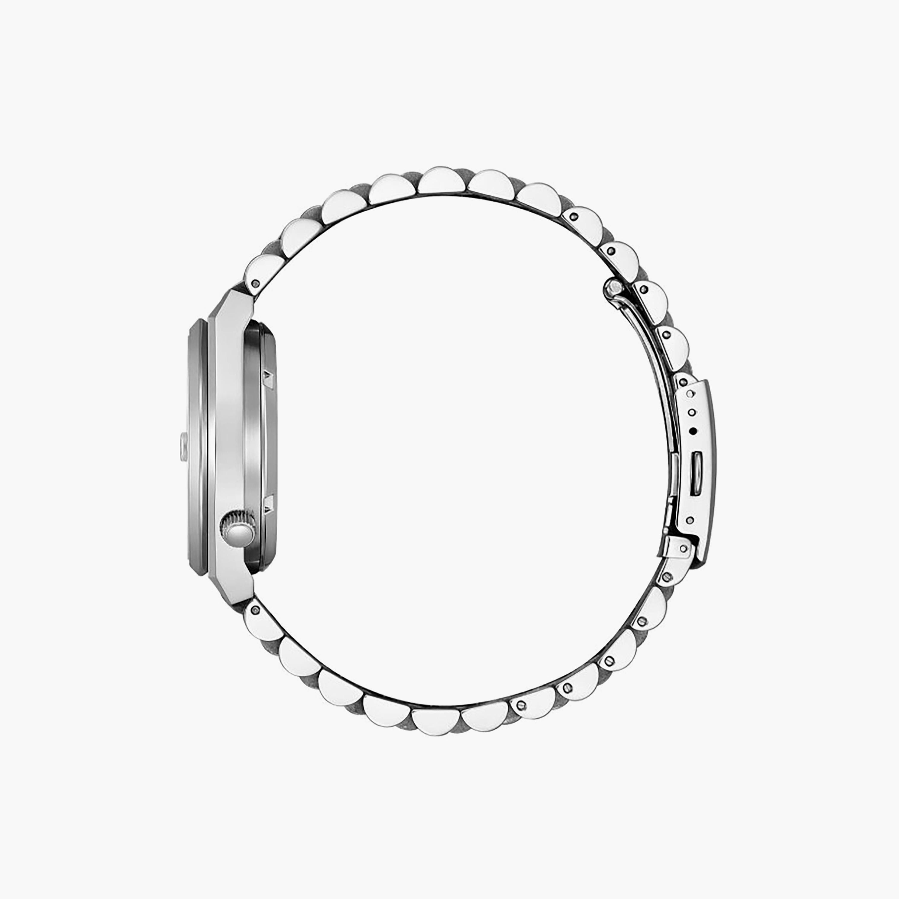 ساعة أوتوماتيك ستانلس ستيل باللون الفضي 37 مم للرجال من سيتيزن | NJ0200-50L-men-watchesandjewellery-watches-image-2